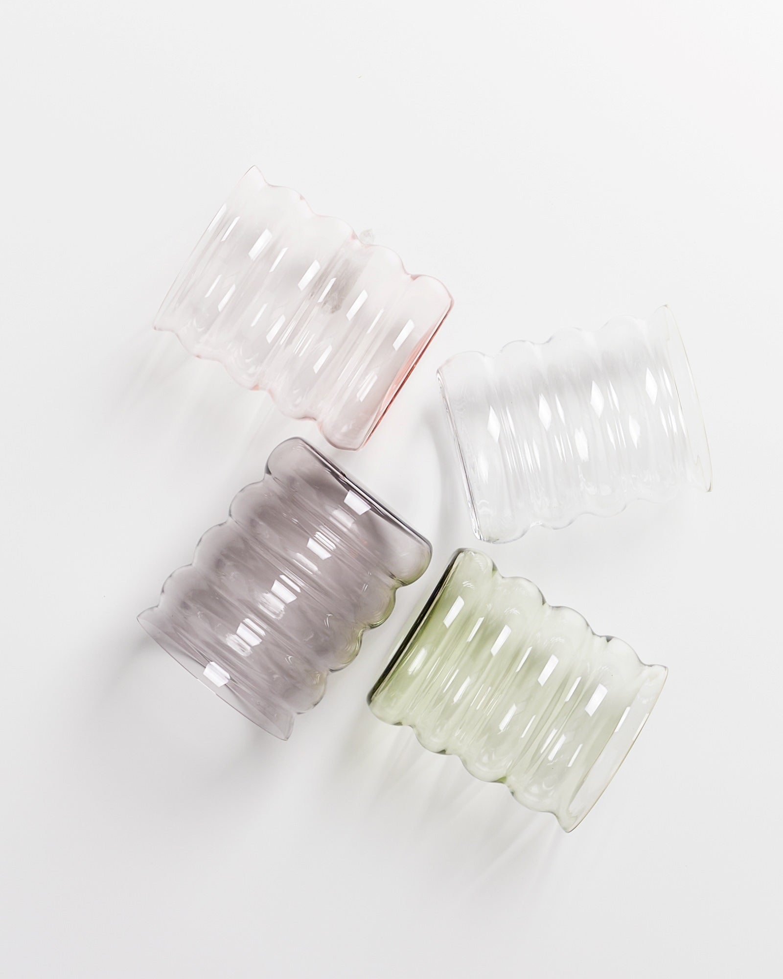 Joia Glas groß bubble mix 4er-Set
