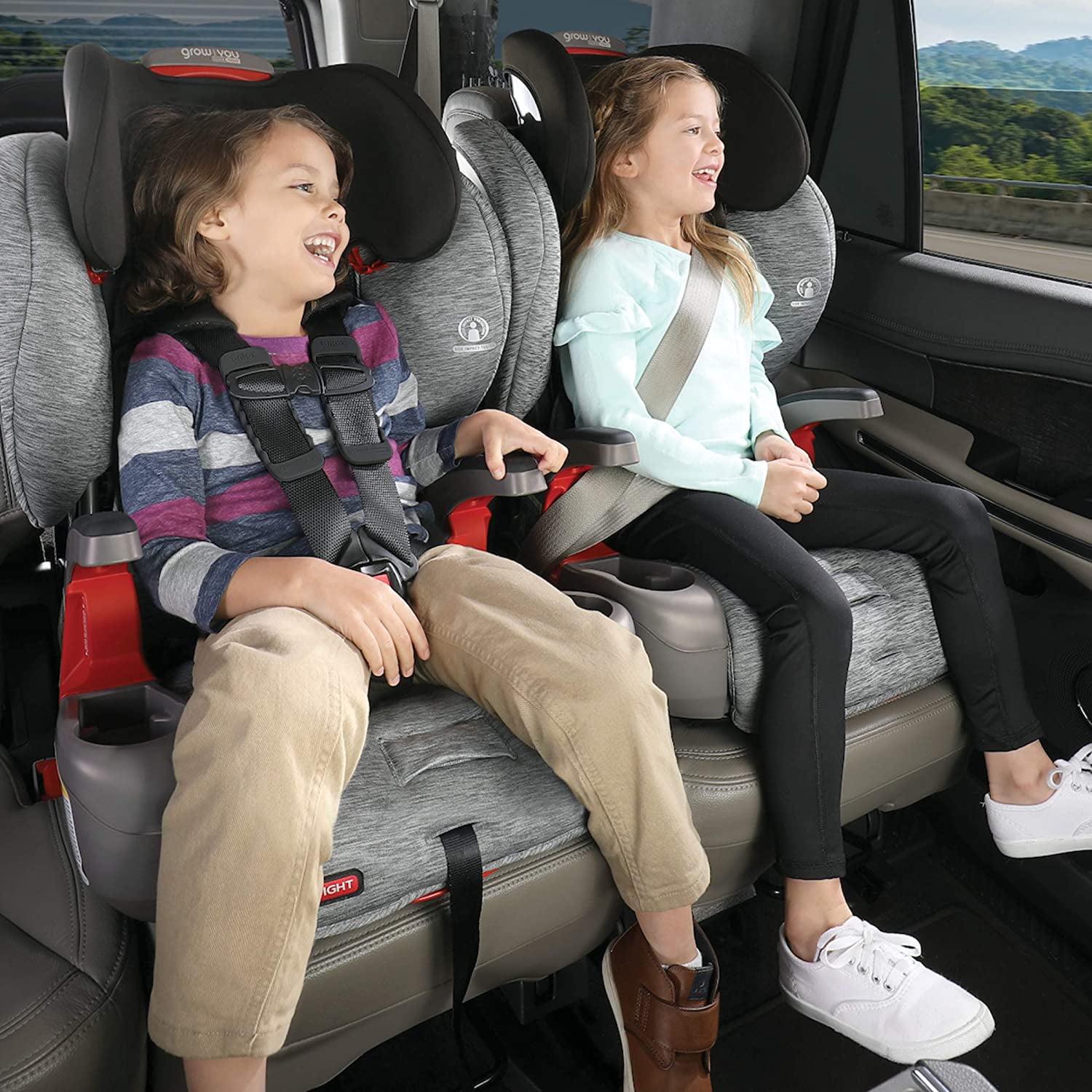 Britax Grow With You ClickTight Harness-2-Booster Car Seat. 2-in-1 High Back Booster. Cool Flow Grey - Image 7