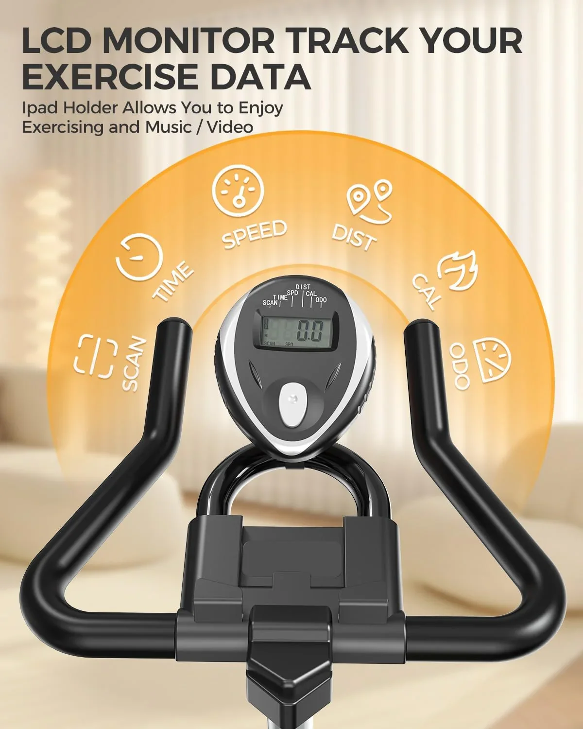 pooboo Indoor Exercise Bike With Adjustable Resistance And Belt Drive - Image 8 pooboo Indoor Exercise Bike With Adjustable Resistance And Belt Drive - Image 8