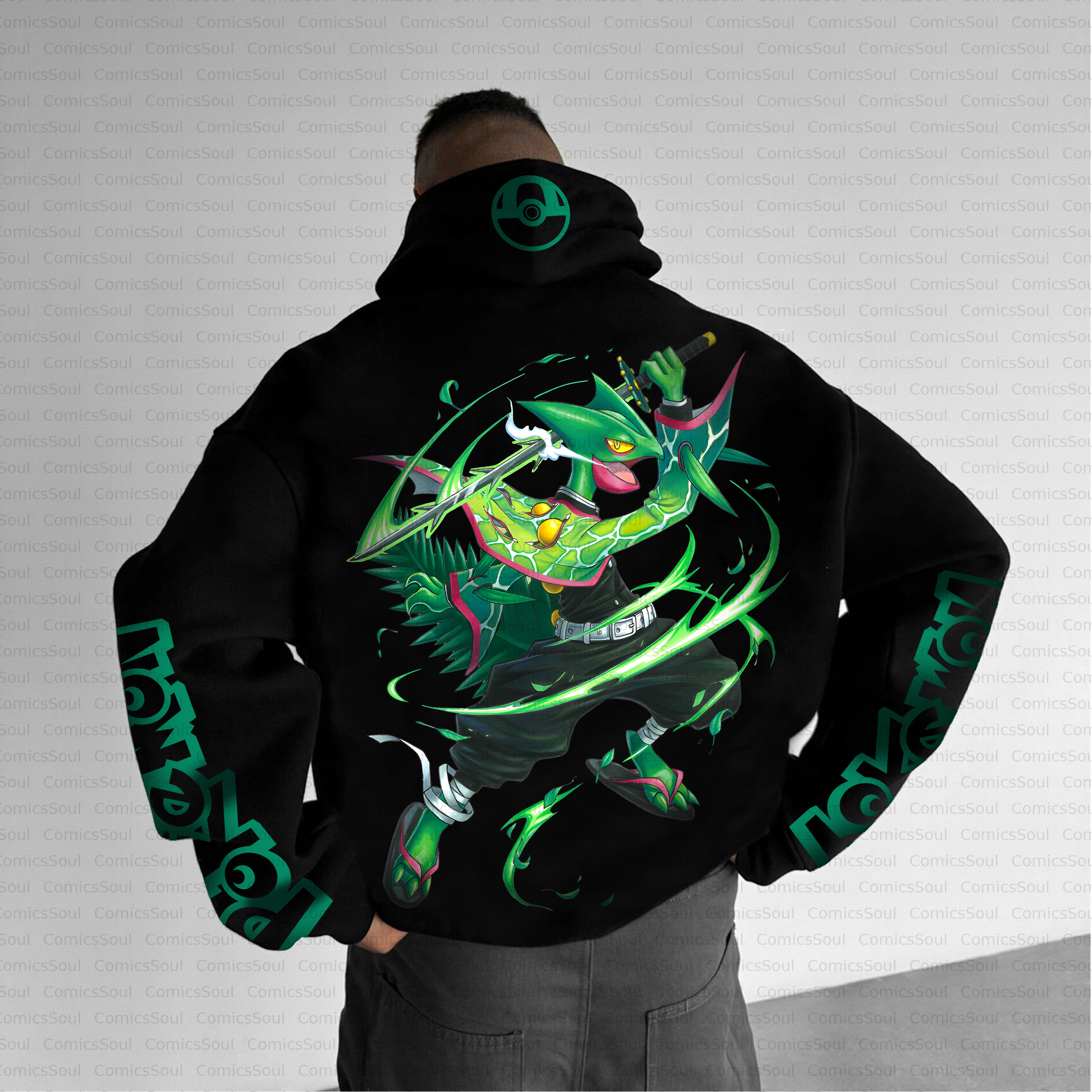 Unisex Anime Inspired Vintage Plush Hoodie