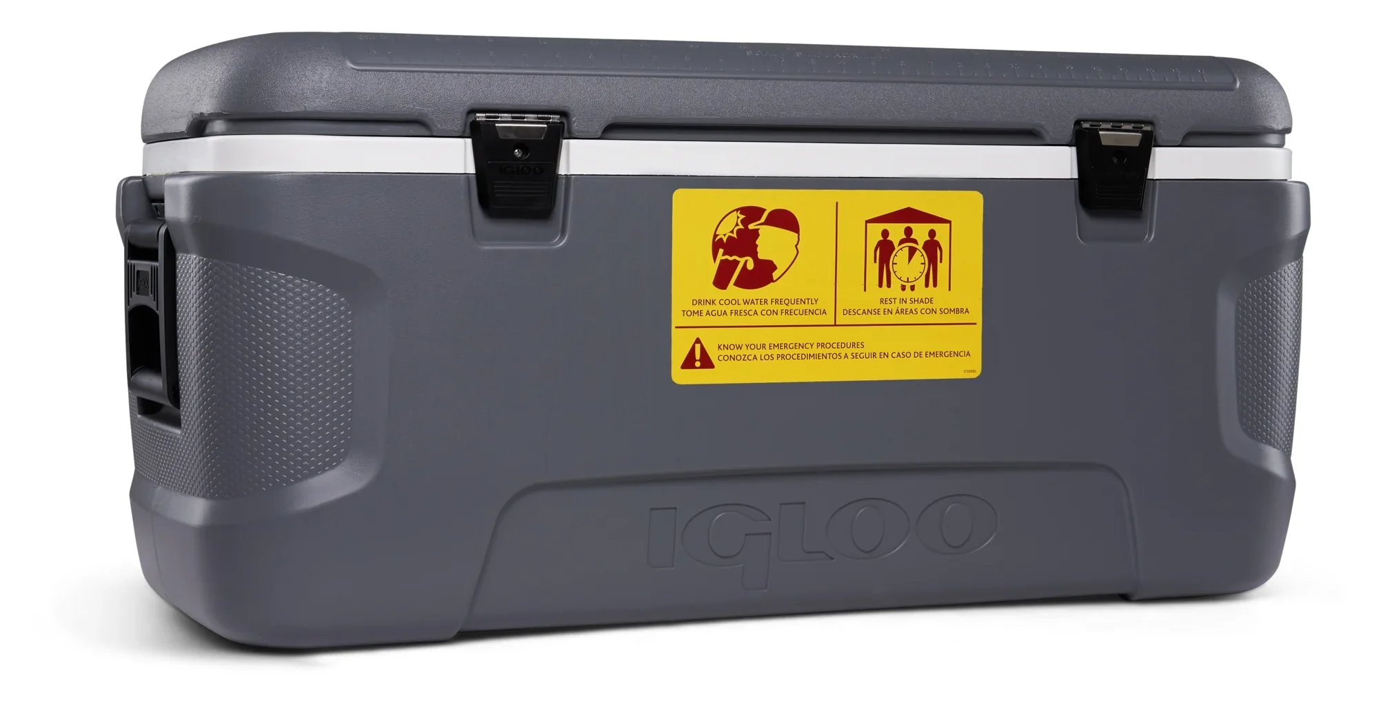 Igloo Workman Series Chest Cooler, 120 qt, Gray - Image 5 Igloo Workman Series Chest Cooler, 120 qt, Gray - Image 5