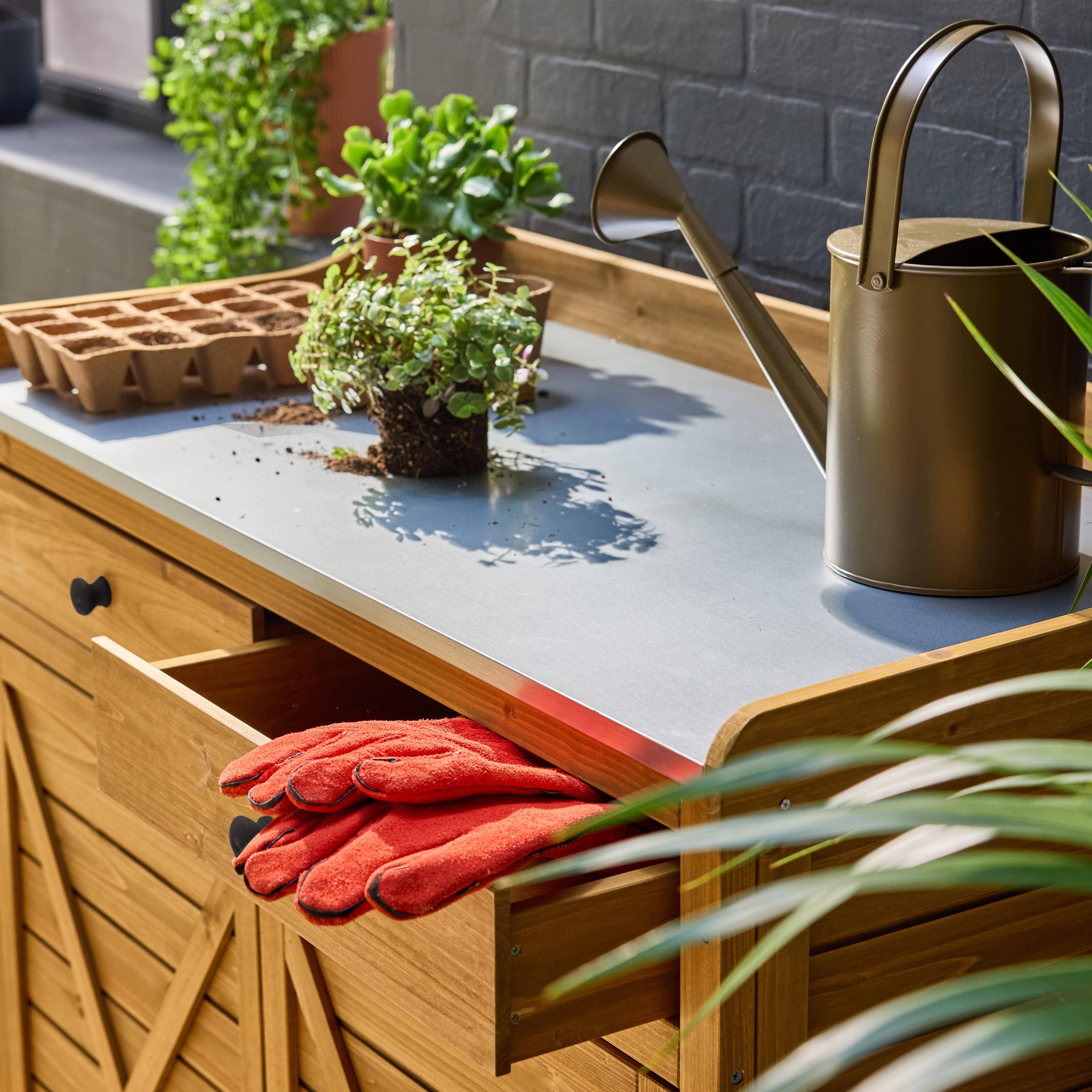 Azalee - Mueble de almacenaje y jardinerìa de madera de abeto