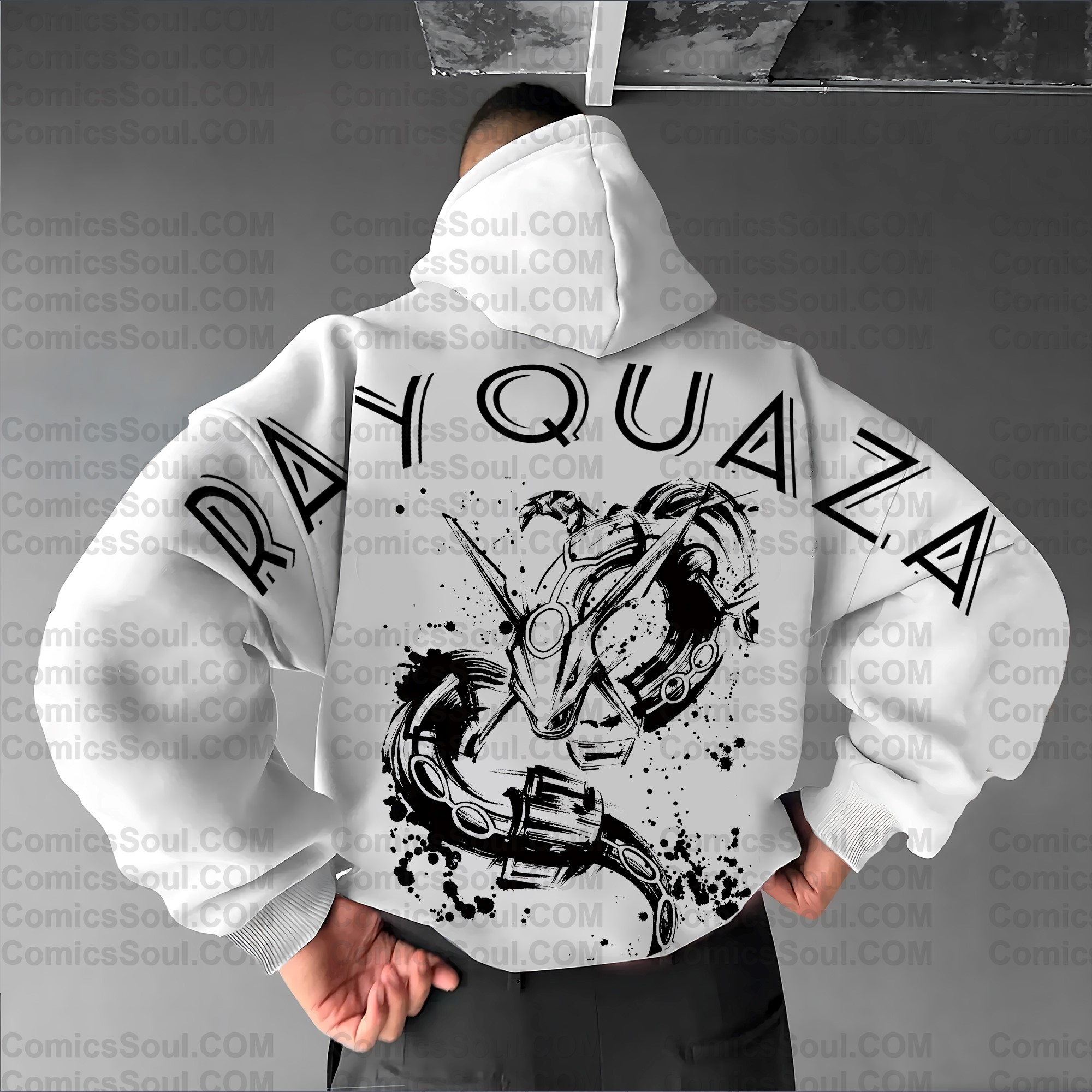 Plus Velvet Unisex Anime Graphic Streetwear Vintage Hoodie