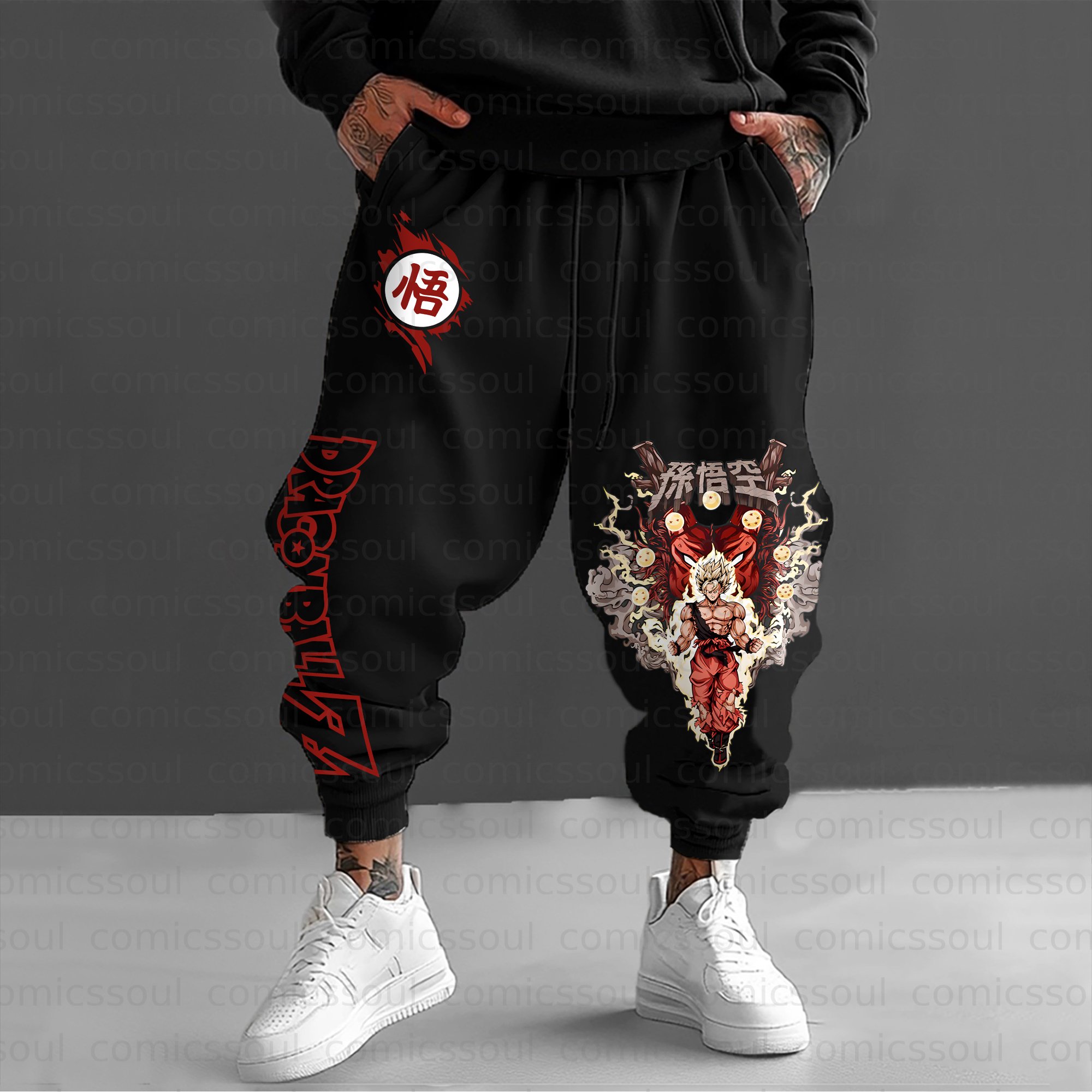 Unisex Anime Inspired Vintage Pants丨Comicssoul