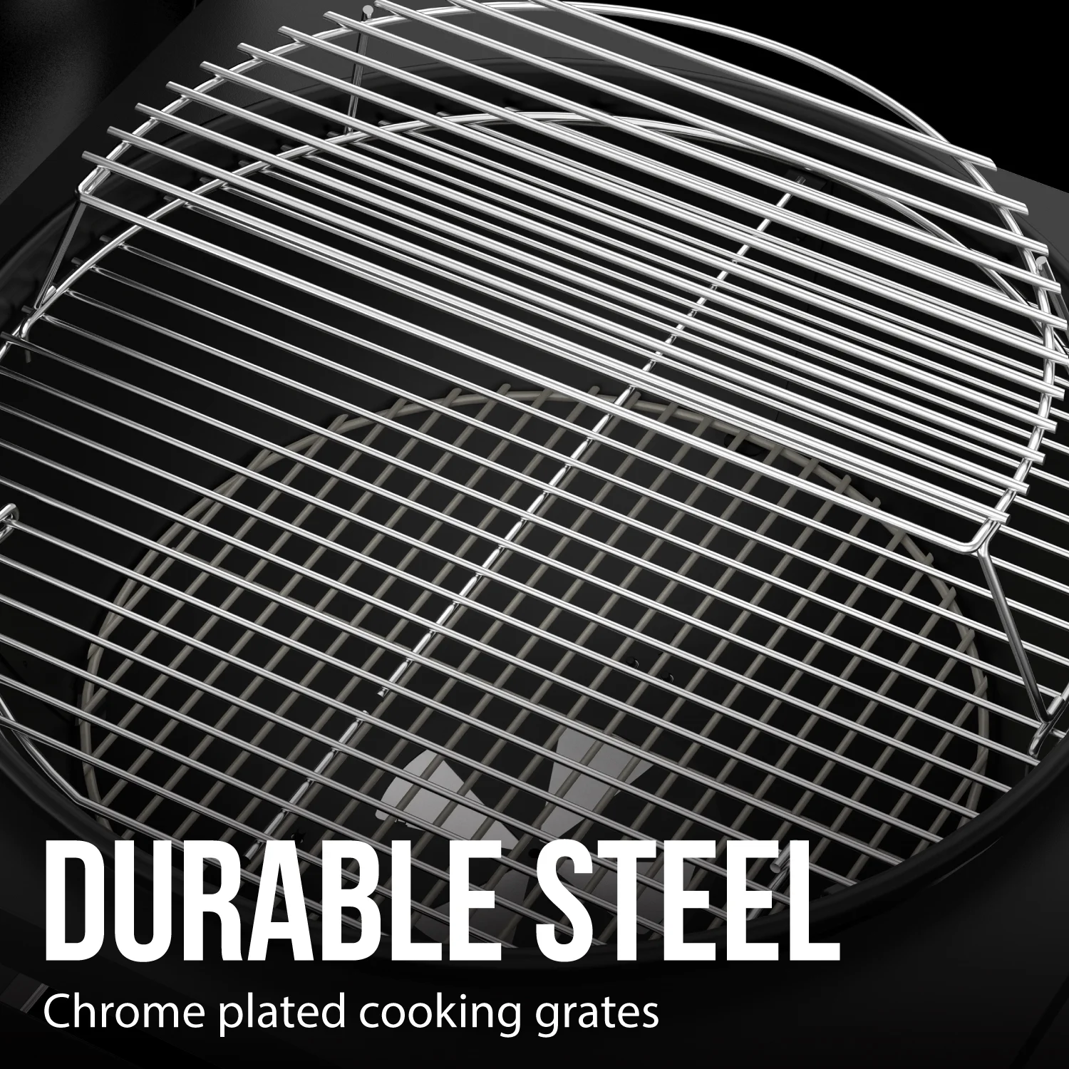 Expert Grill Kettle Cart with Pizza Accessories and Warming Rack