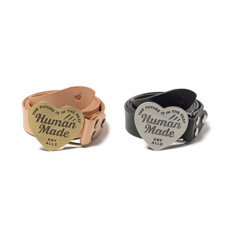 HUMAN MADE LEATHER BUCKLE BELT
