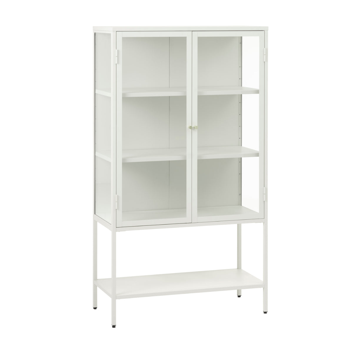 Rebellenclub Nimbin Vitrinekast - 160 x 90 cm - Wit