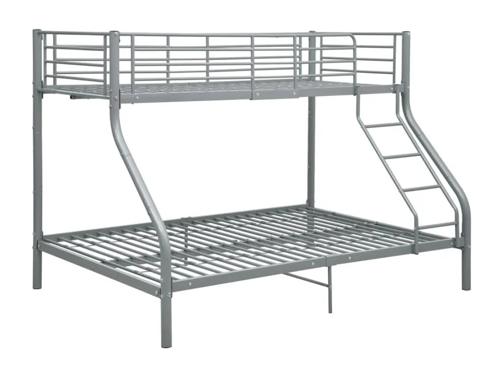 Estructura de litera de Decoesp gris 140x200 cm/90x200 cm FBYU93655