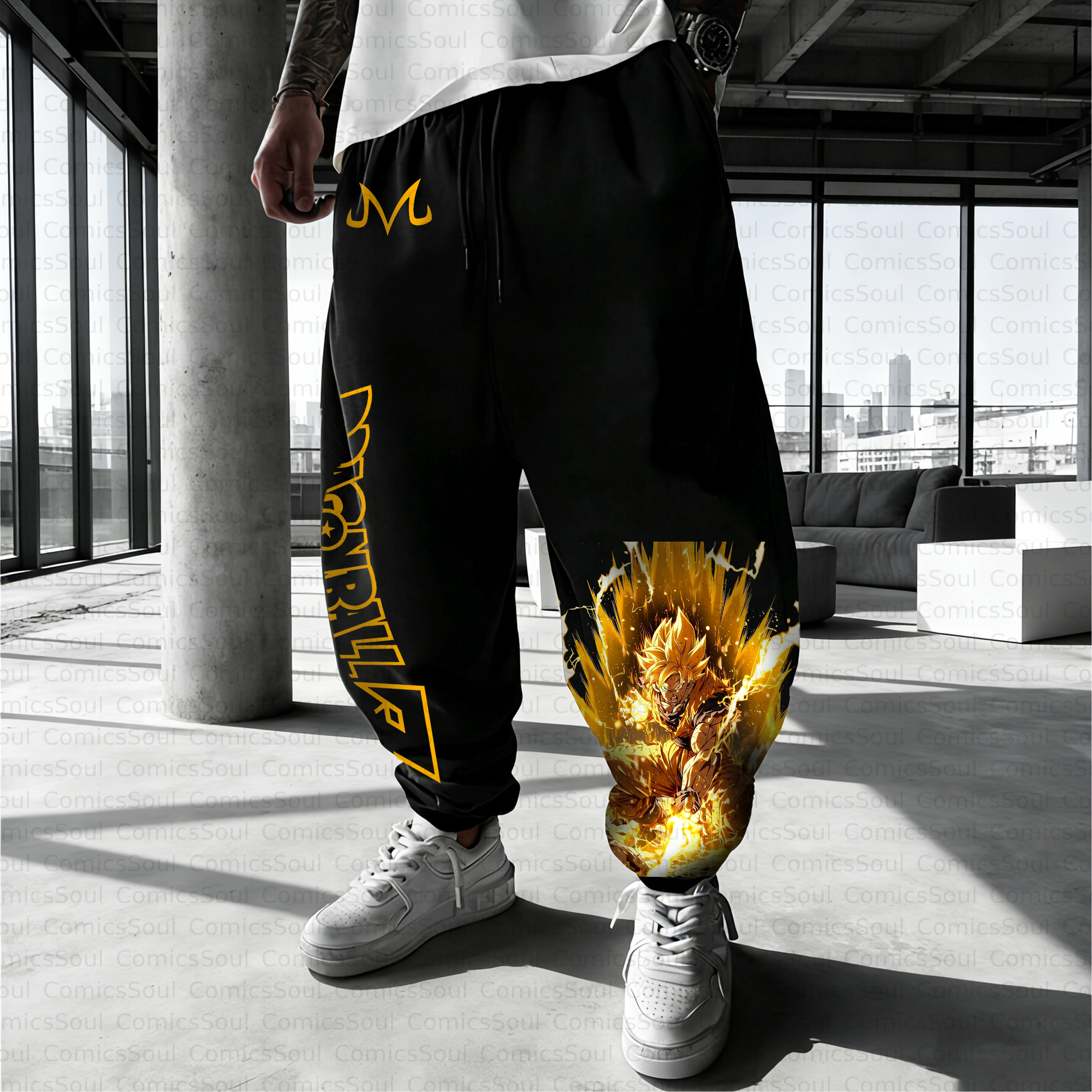 Unisex Casual Anime Streetwear Pant