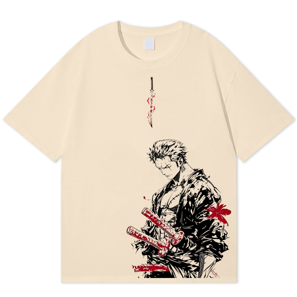 One PieceUnisex Round Neck Anime T-shirt