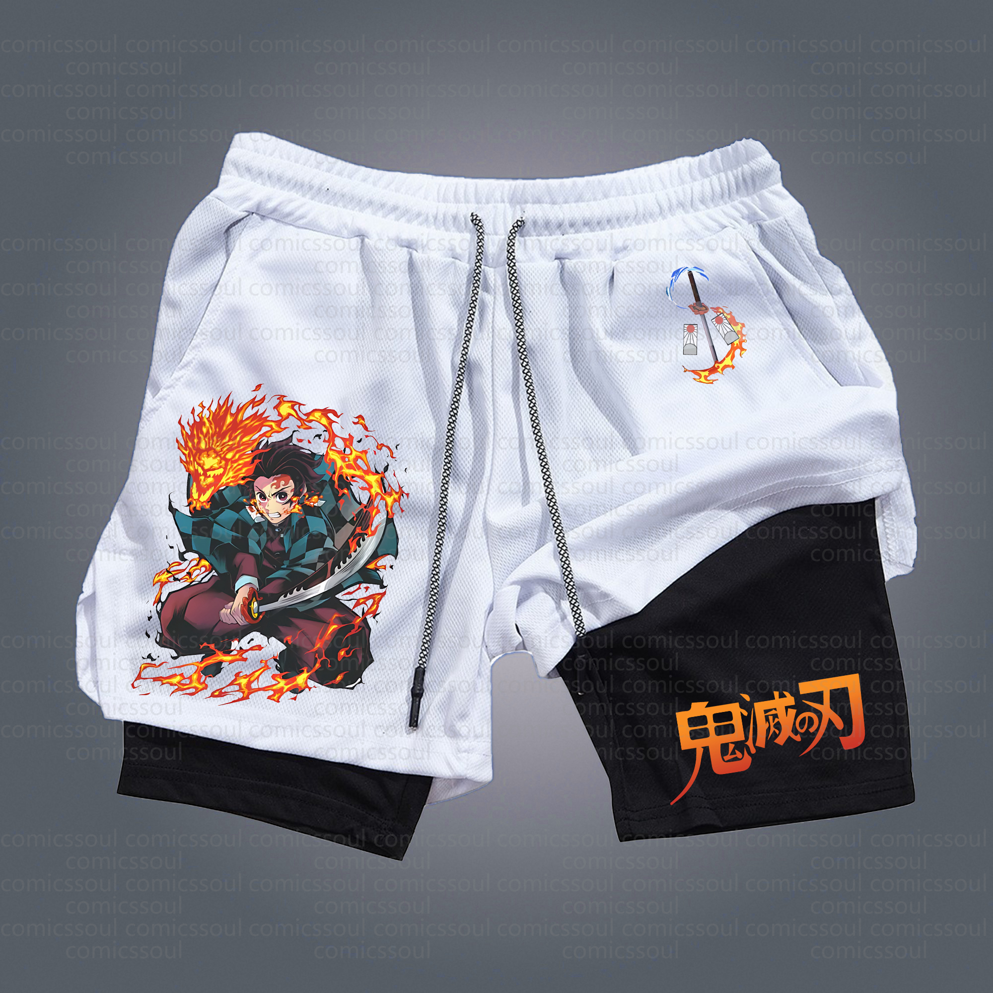 Unisex Casual Anime Streetwear Shorts 丨Comicssoul