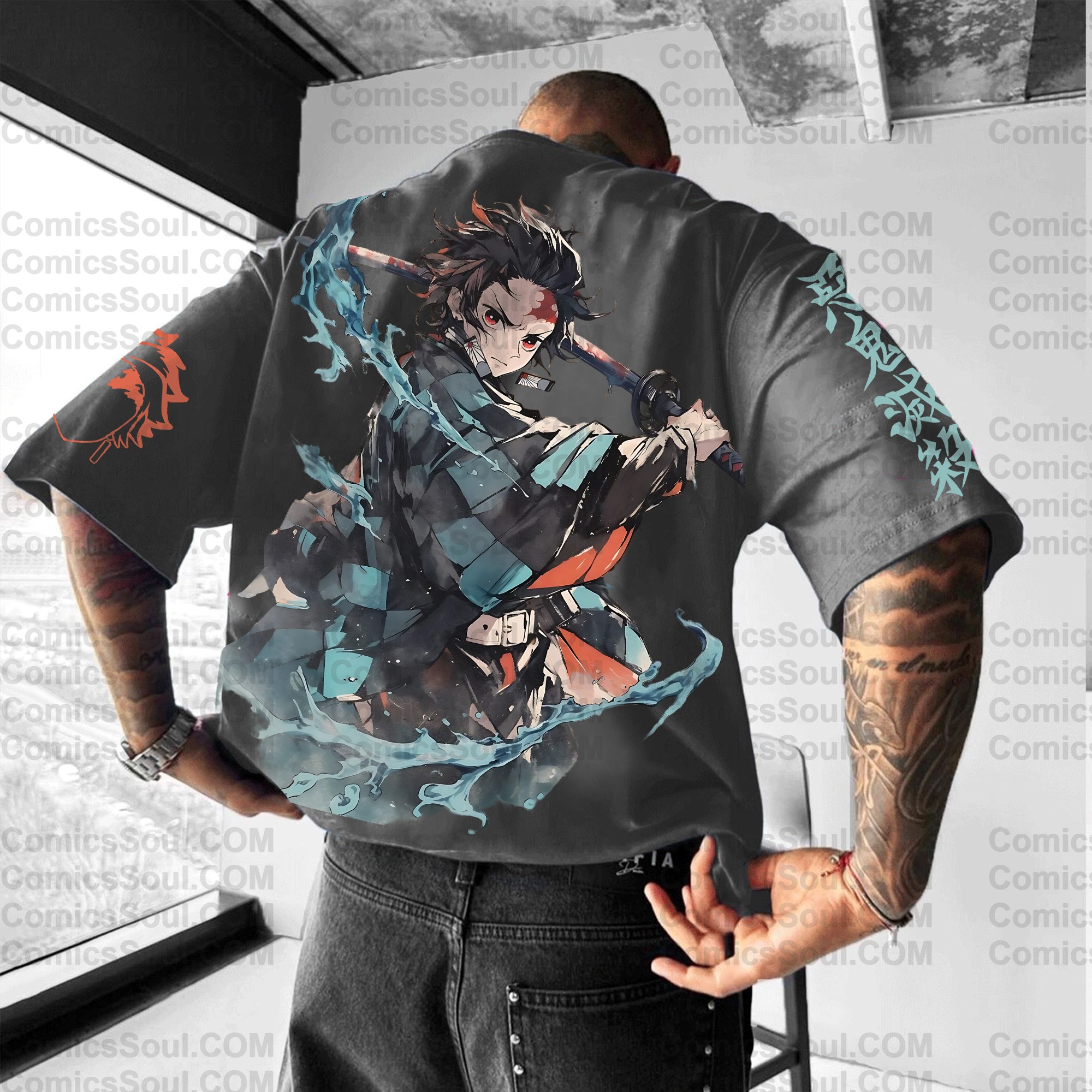 Unisex Anime Inspired Vintage T-Shirt| KNY