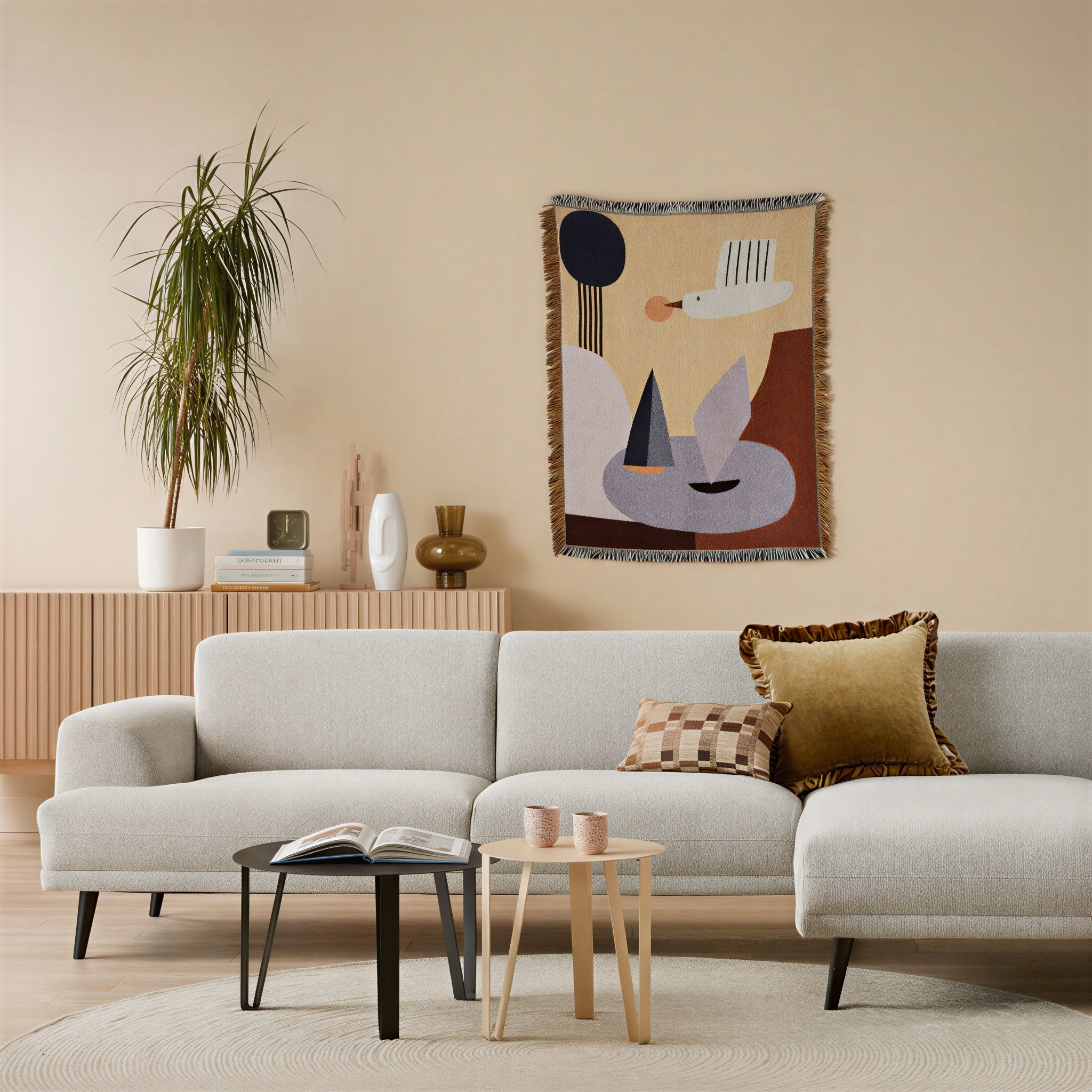 by fonQ Velou Sierkussen 50 x 50 cm - Bronze Brown