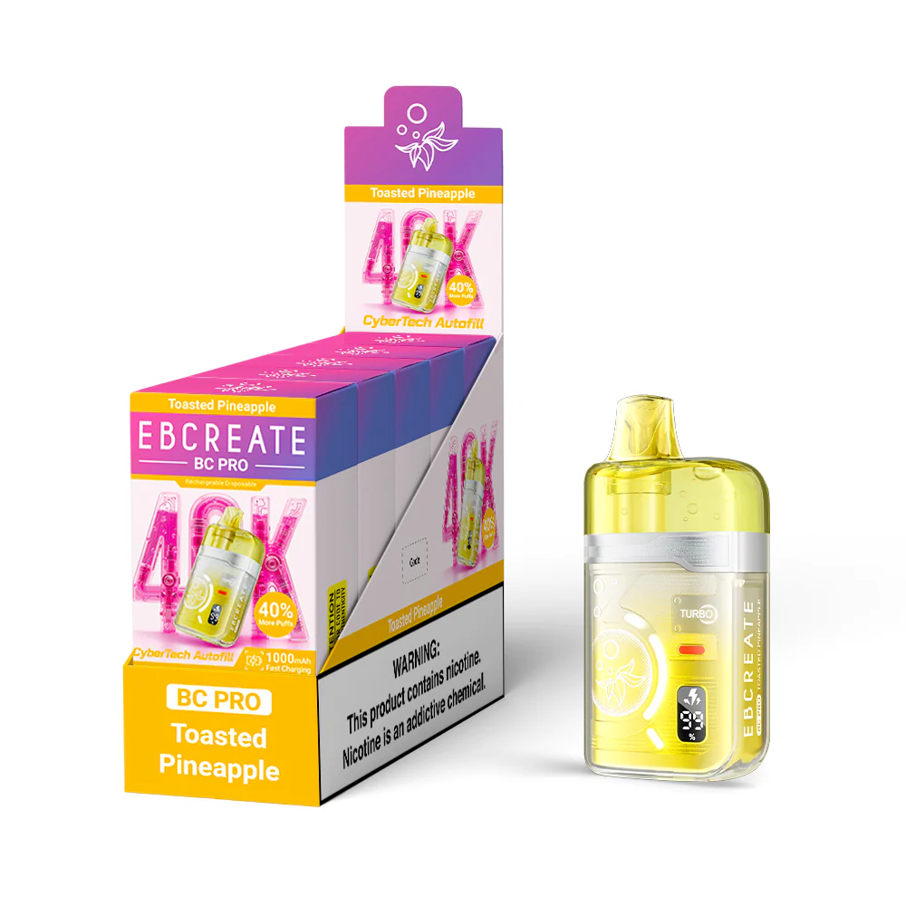 EBCREATE BC PRO cigarette électronique jetable rechargeable (toutes les saveurs)