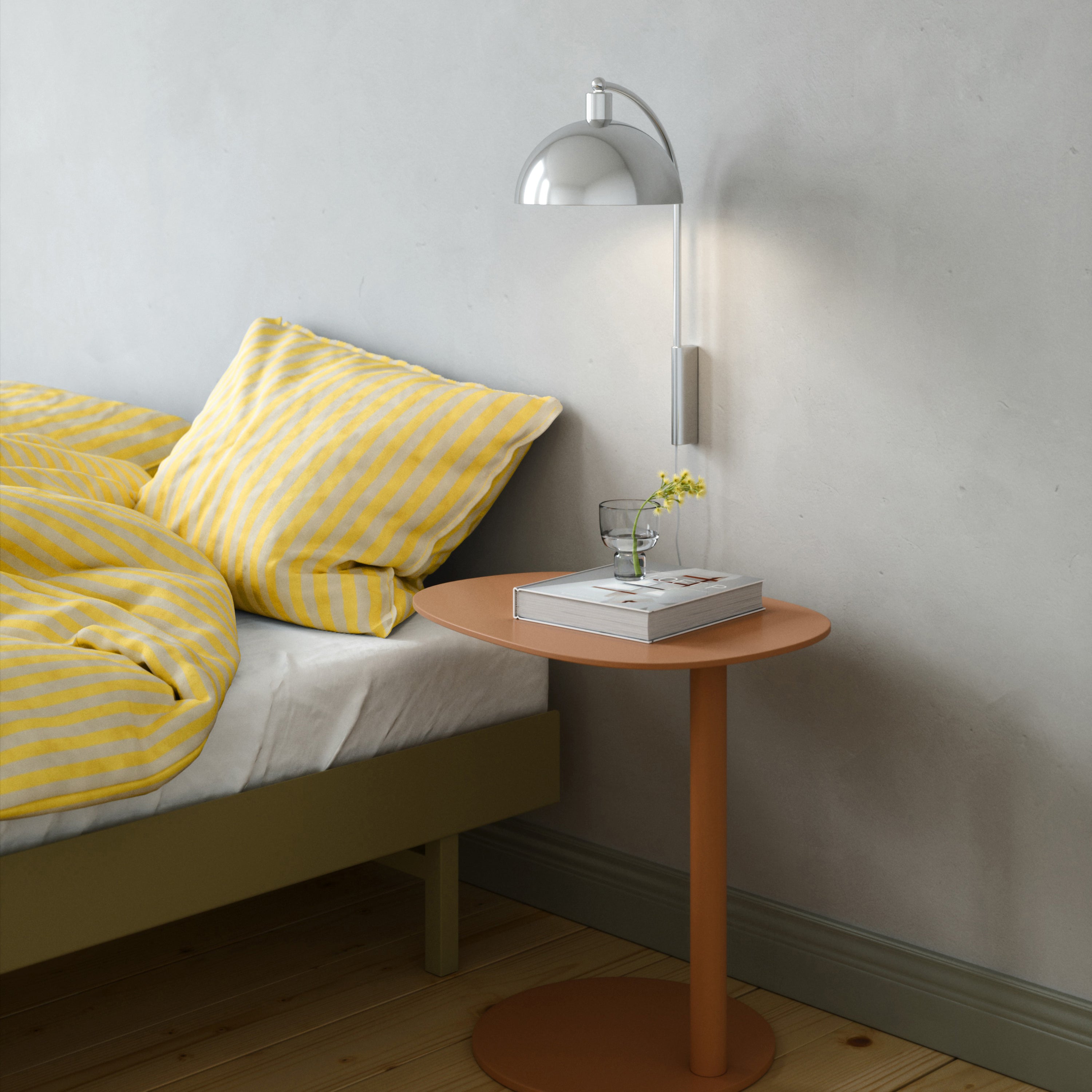 Nordlux Ellen Wandlamp - Ø 20 cm - Chroom