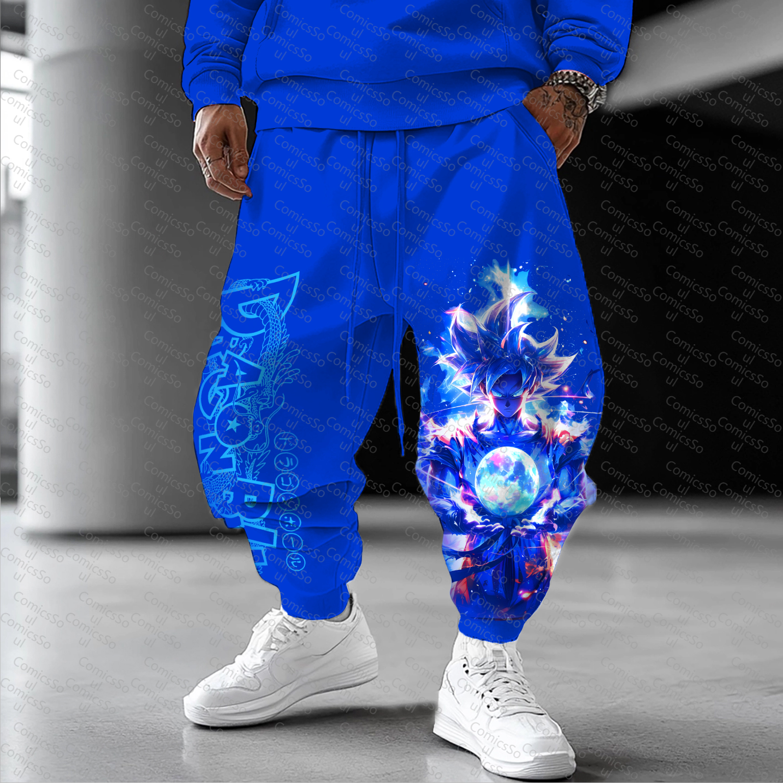 Unisex  Casual Anime Streetwear Pants