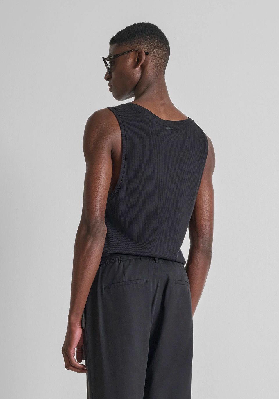 Antony Morato SLIM-FIT TANK TOP IN COTTON AND LYOCELL BLEND