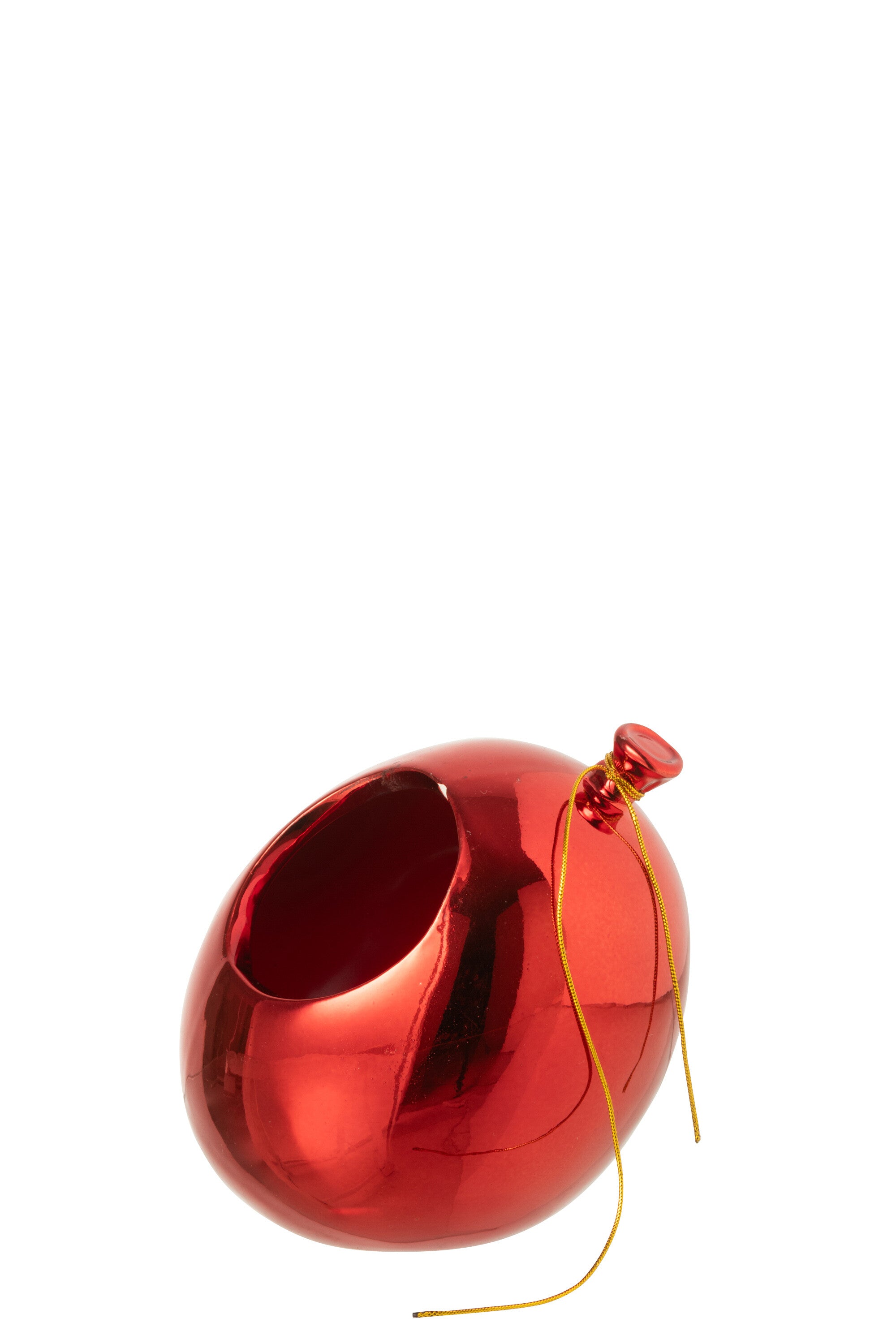 J-Line bloempot Ballon - keramiek - rood - small