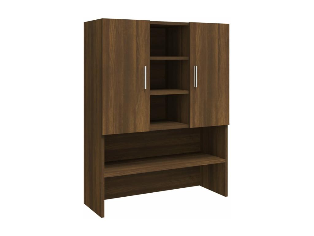 Mueble lavadora Roble marrón 70,5x25,5x90 cm