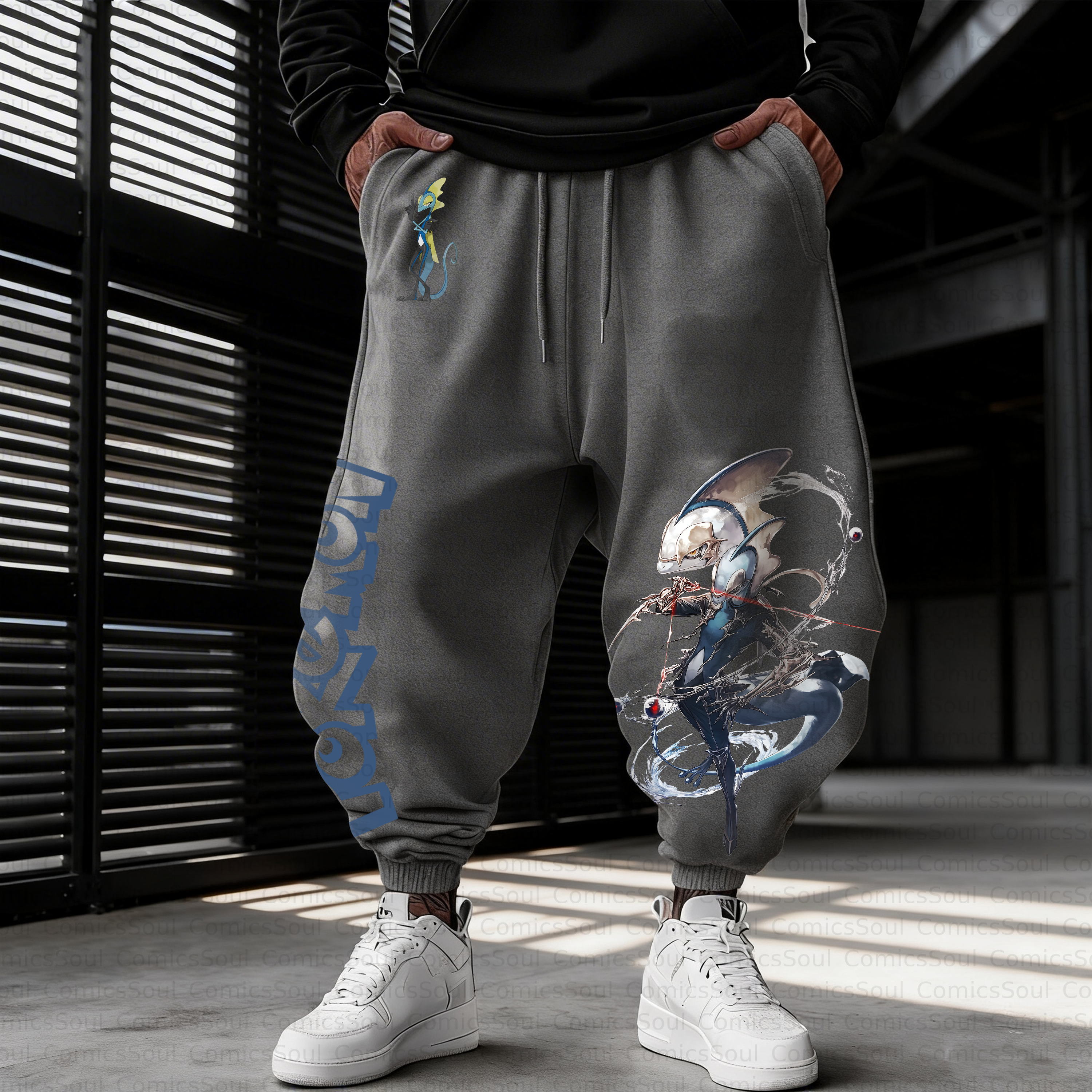 Unisex Casual Anime Streetwear Pant