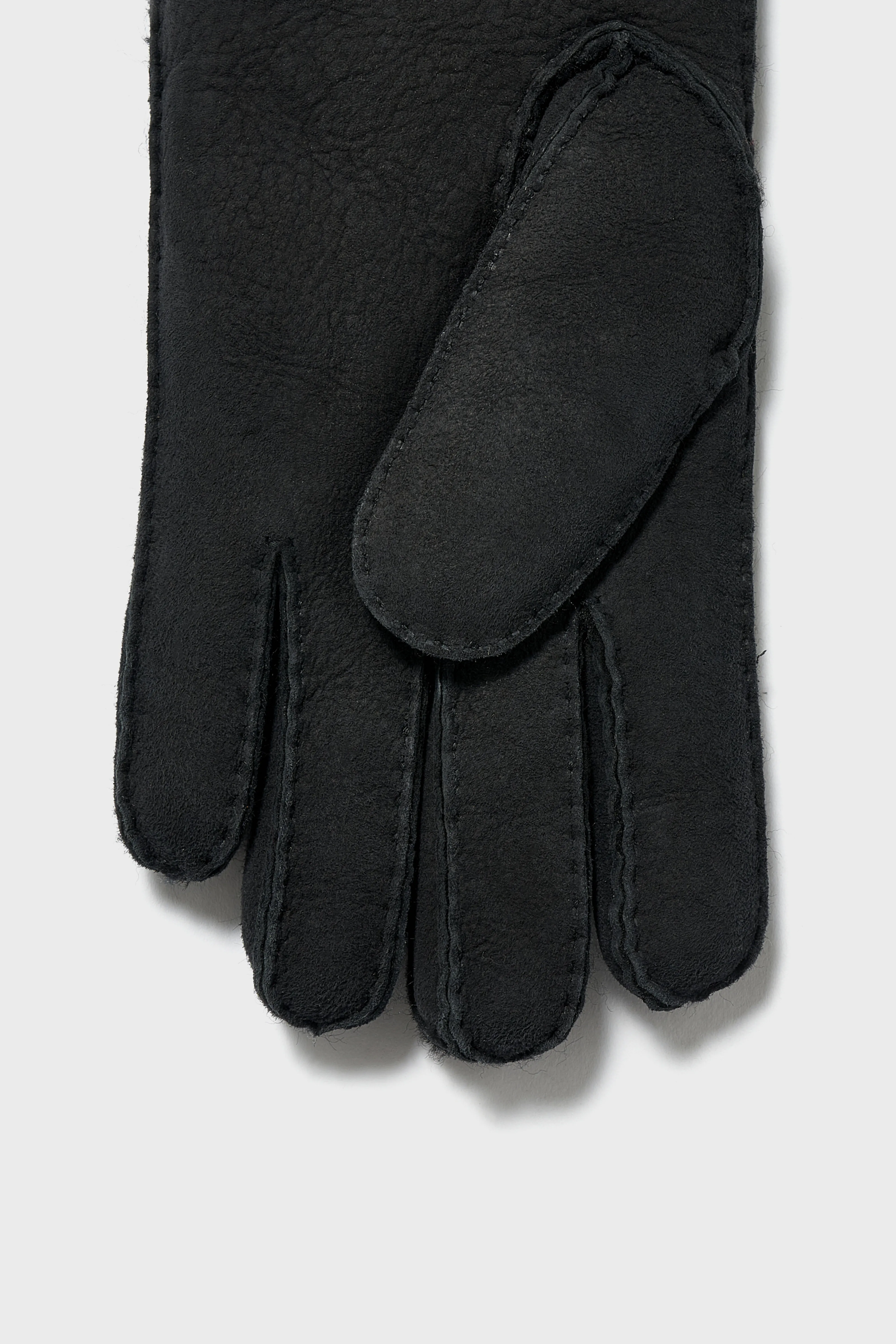 Bellerose Ganam black leather gloves (251 / M / BLACK)