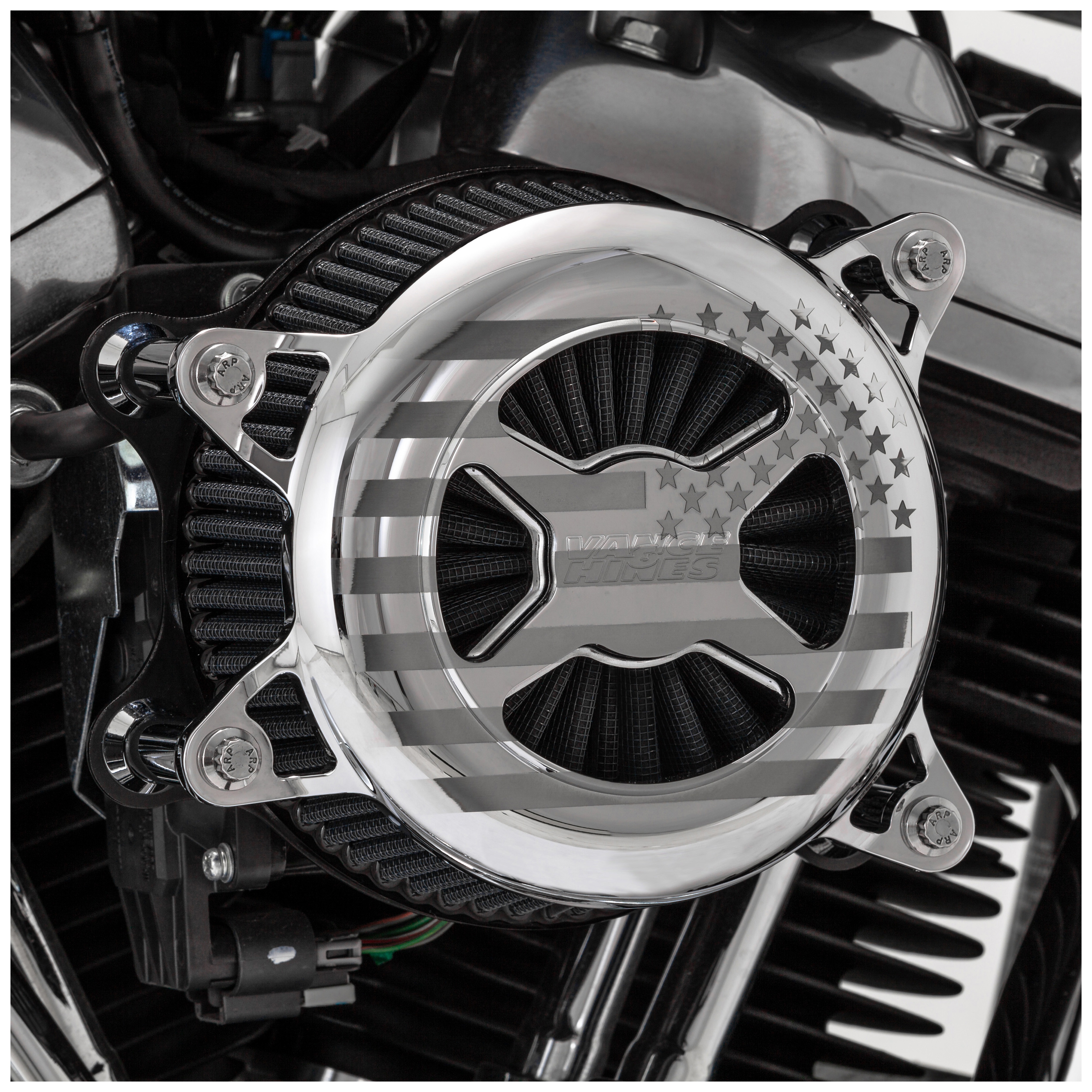 SportsBikeShop Vance & Hines VO2 America Limited Edition Air Cleaner For Harley