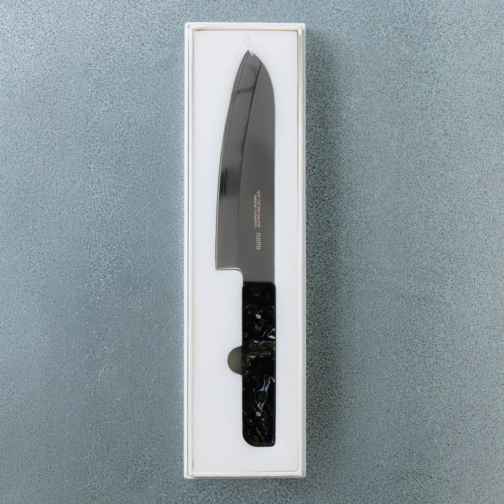 Couteau Santoku - Noir