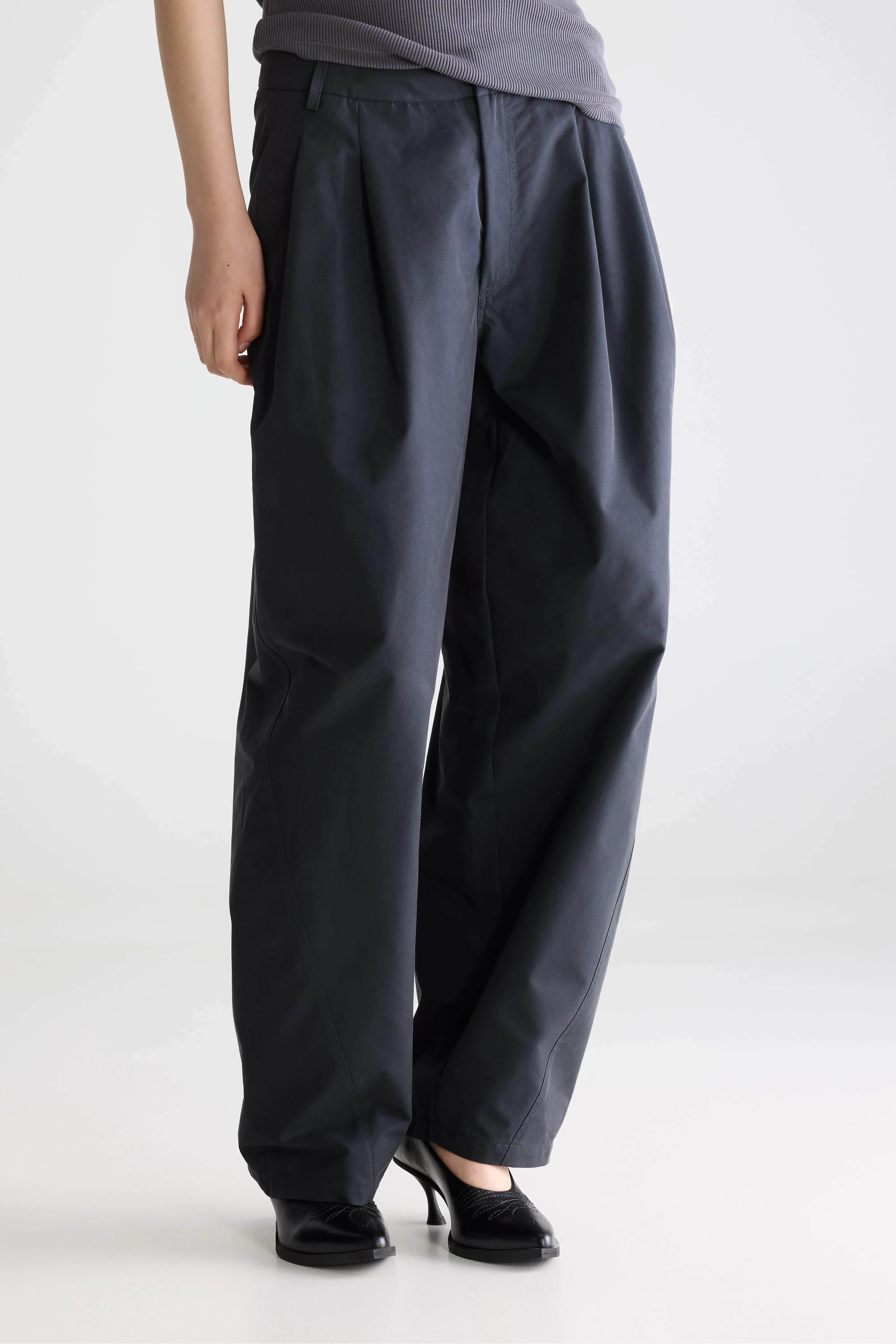 Bellerose Jimi tapered trousers (261 / W / NAVY)