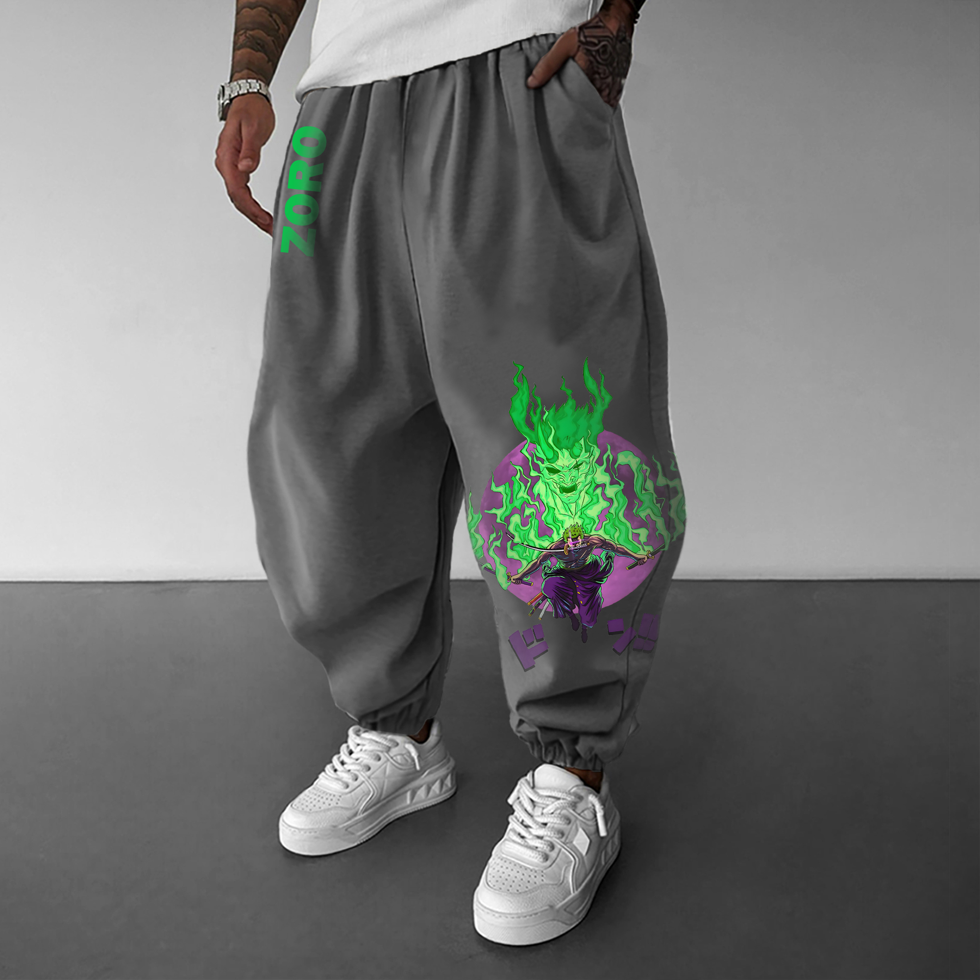 Unisex Anime Printed  Pants丨 Comicssoul