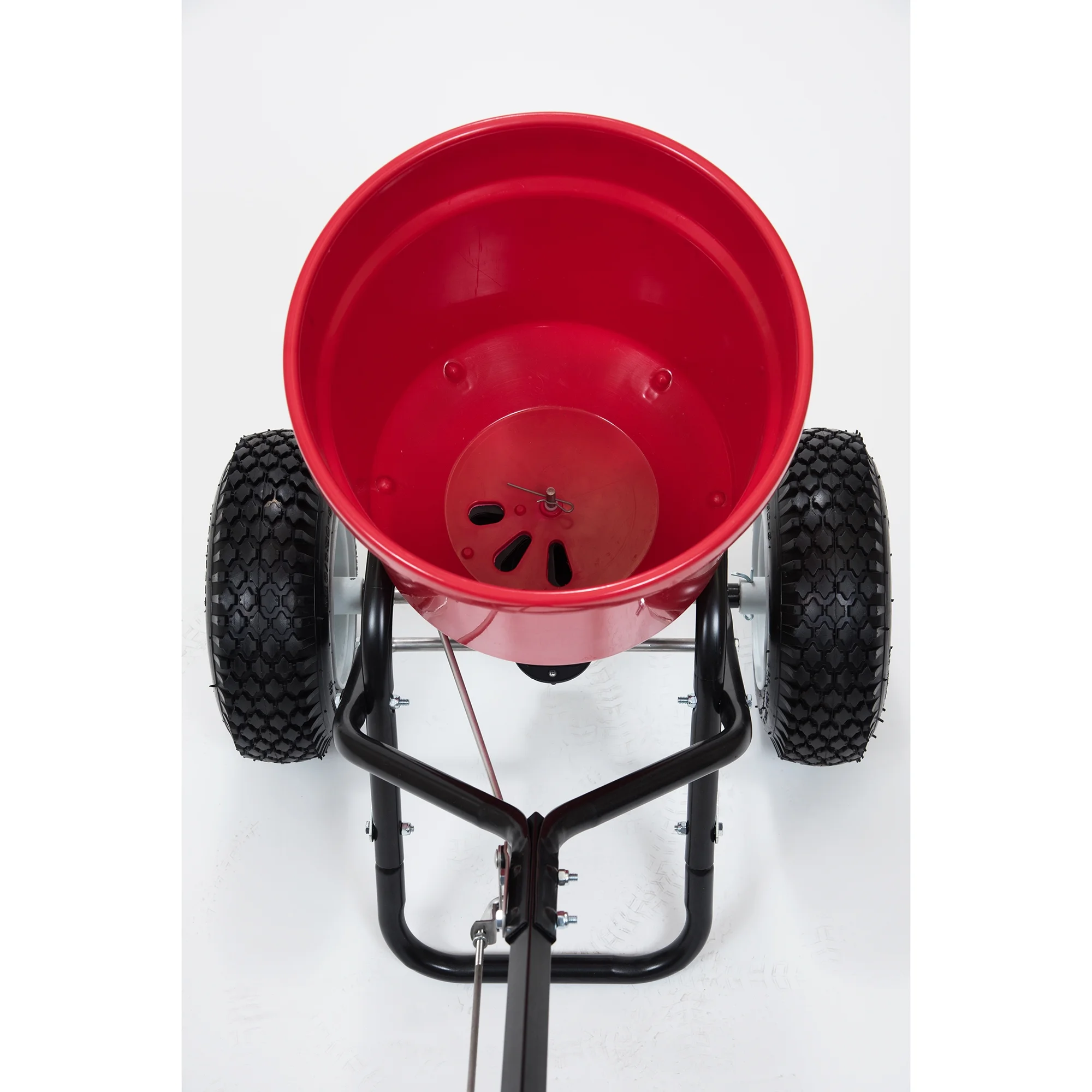 EarthWay 2150 50lb Red Commercial Broadcast Lawn Fertilizer Spreader - Image 6