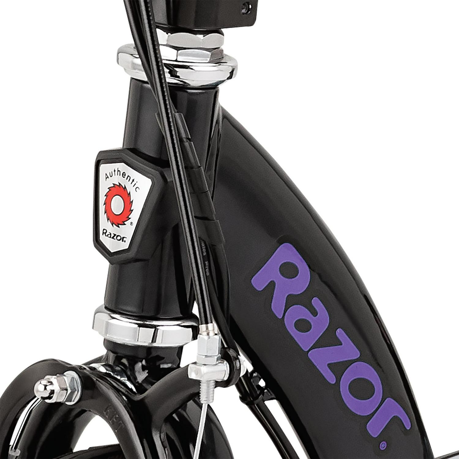 Razor Power Core E100 Aluminum Deck Electric Scooter. Age 8+. 11 Mph. 60-Min Run. Purple - Image 5