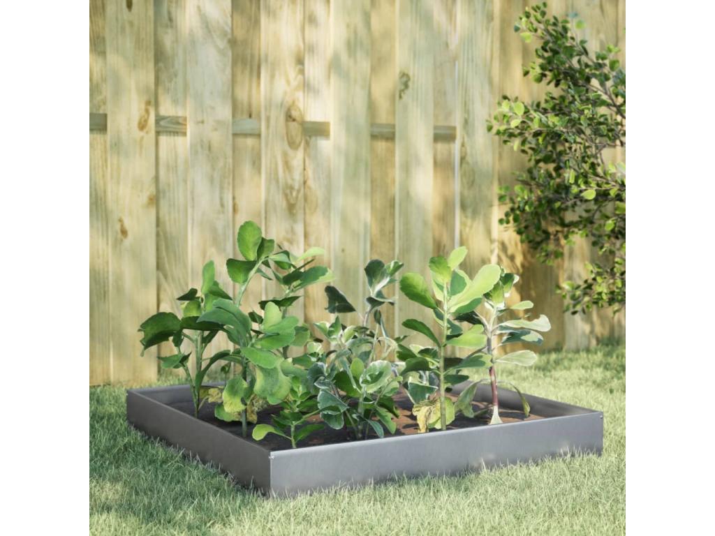 Decoratodo de acero galvanizado 100x100x26 cm