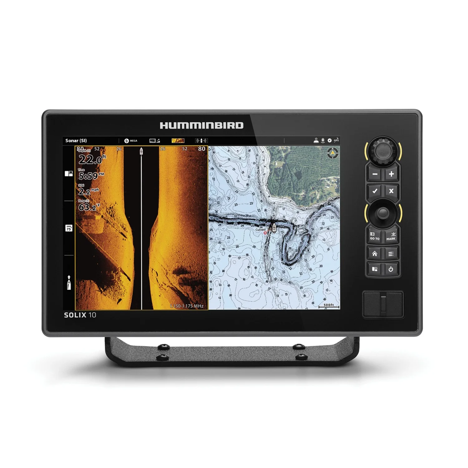 Humminbird 411530-1 SOLIX 10 CHIRP MEGA SI+ G3 Fish Finder - Image 7