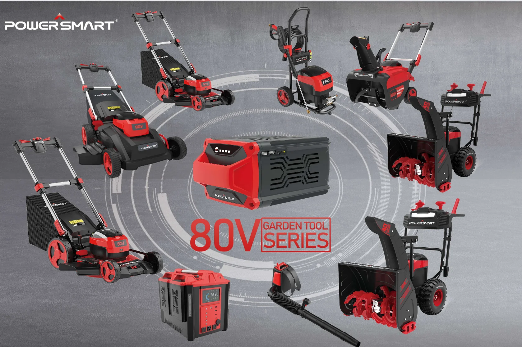 PowerSmart 80V 22-inch Self-Propelled Cordless Lawn Mower with 6.0Ah Battery and Charger - Image 10