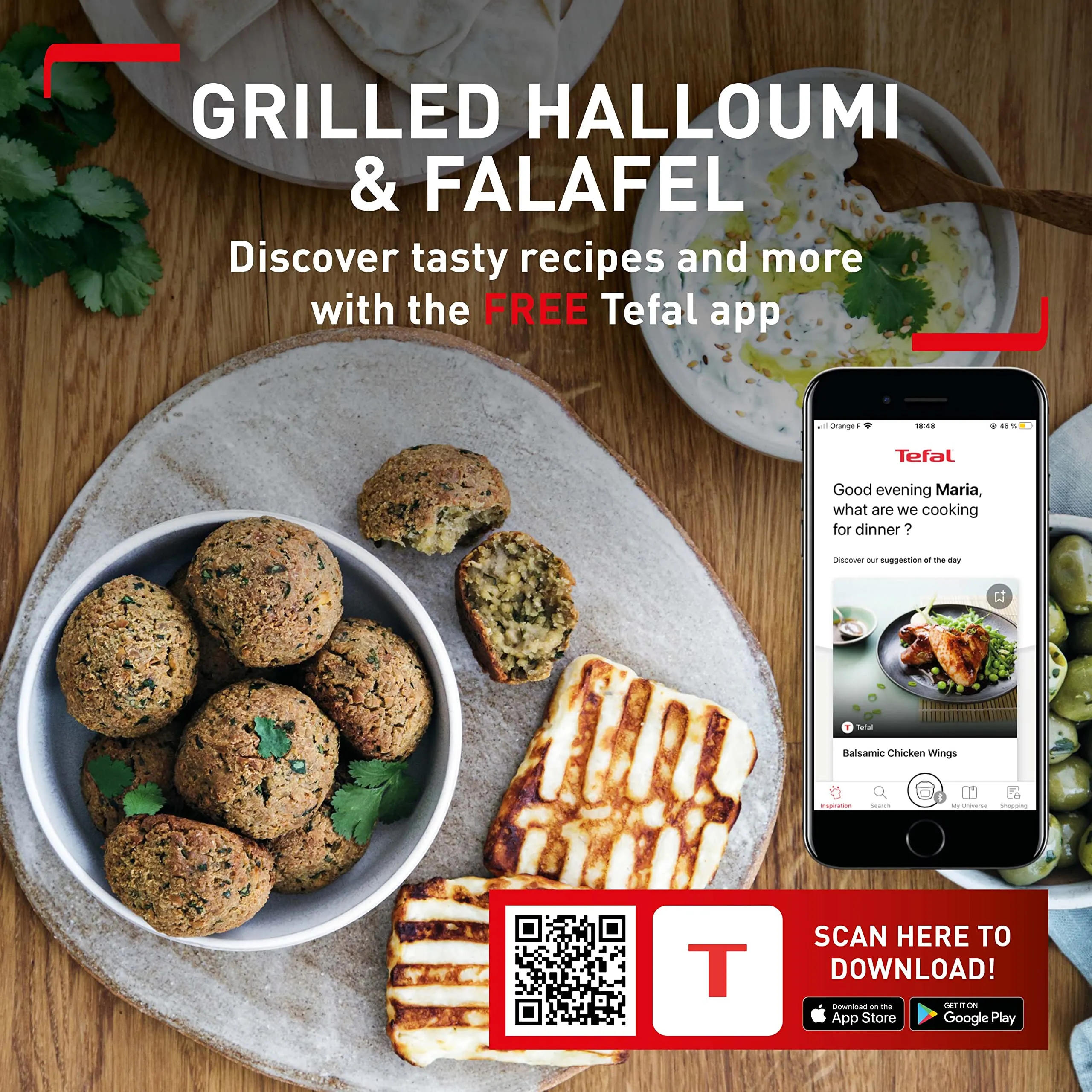 Tefal Easy Fry Precision 2-in-1 Air Fryer and Grill 4.2 L 8 Programs