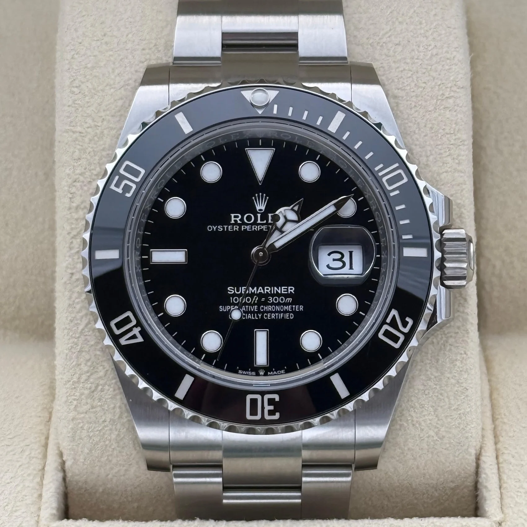 Superclone Rolex Submariner 41mm Black Dial 126610LN