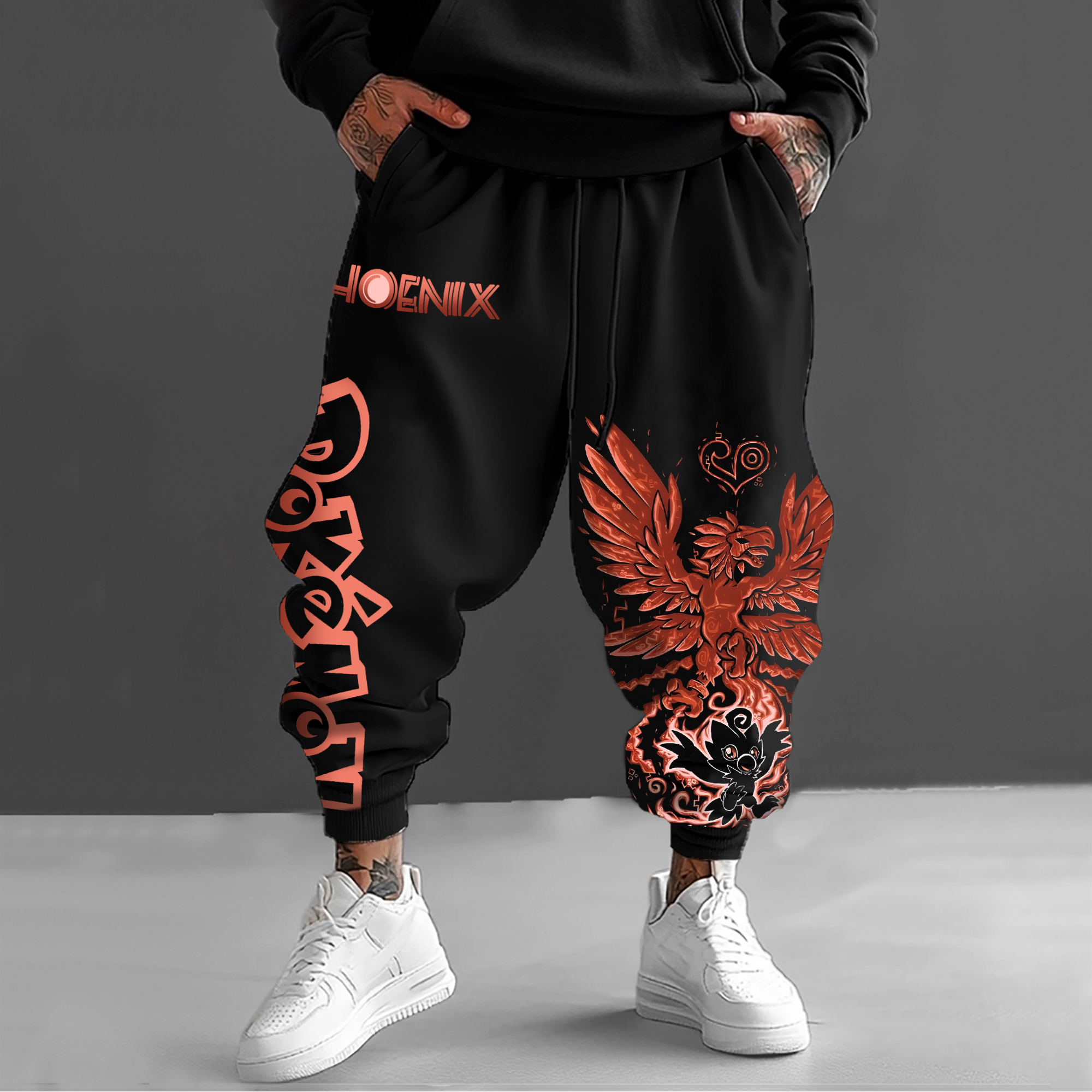 Unisex Casual Anime Streetwear Pants