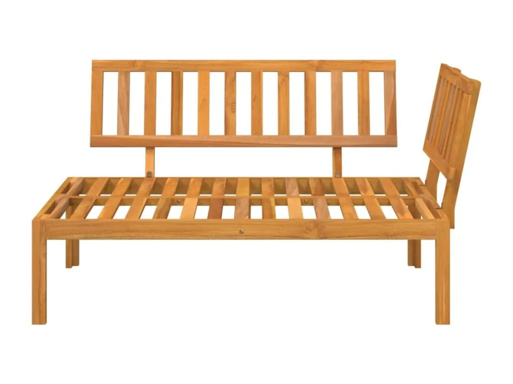 Sofá de esquina para jardín Lluesmahome de madera maciza  XC7945459