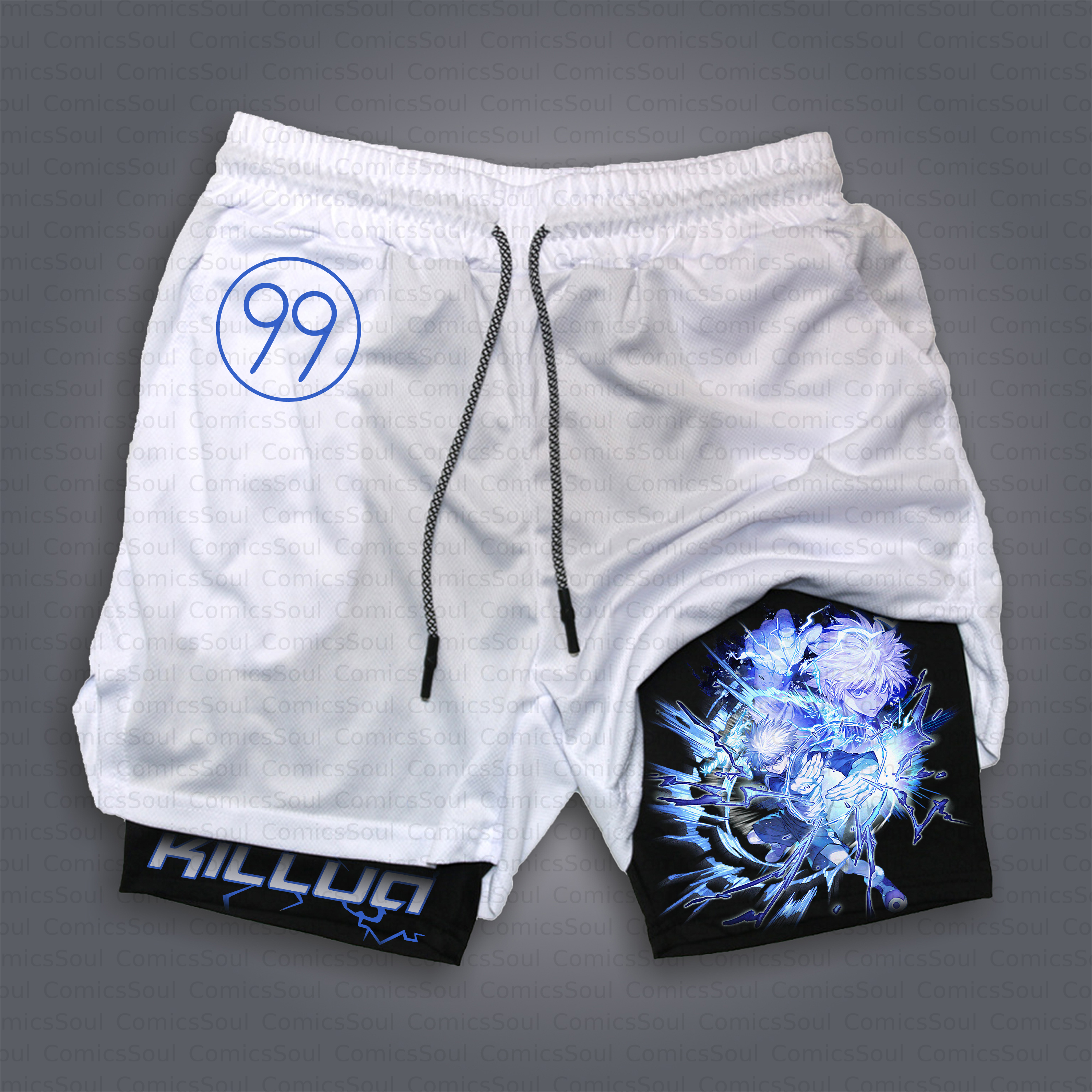 Unisex Casual Anime Style Shorts