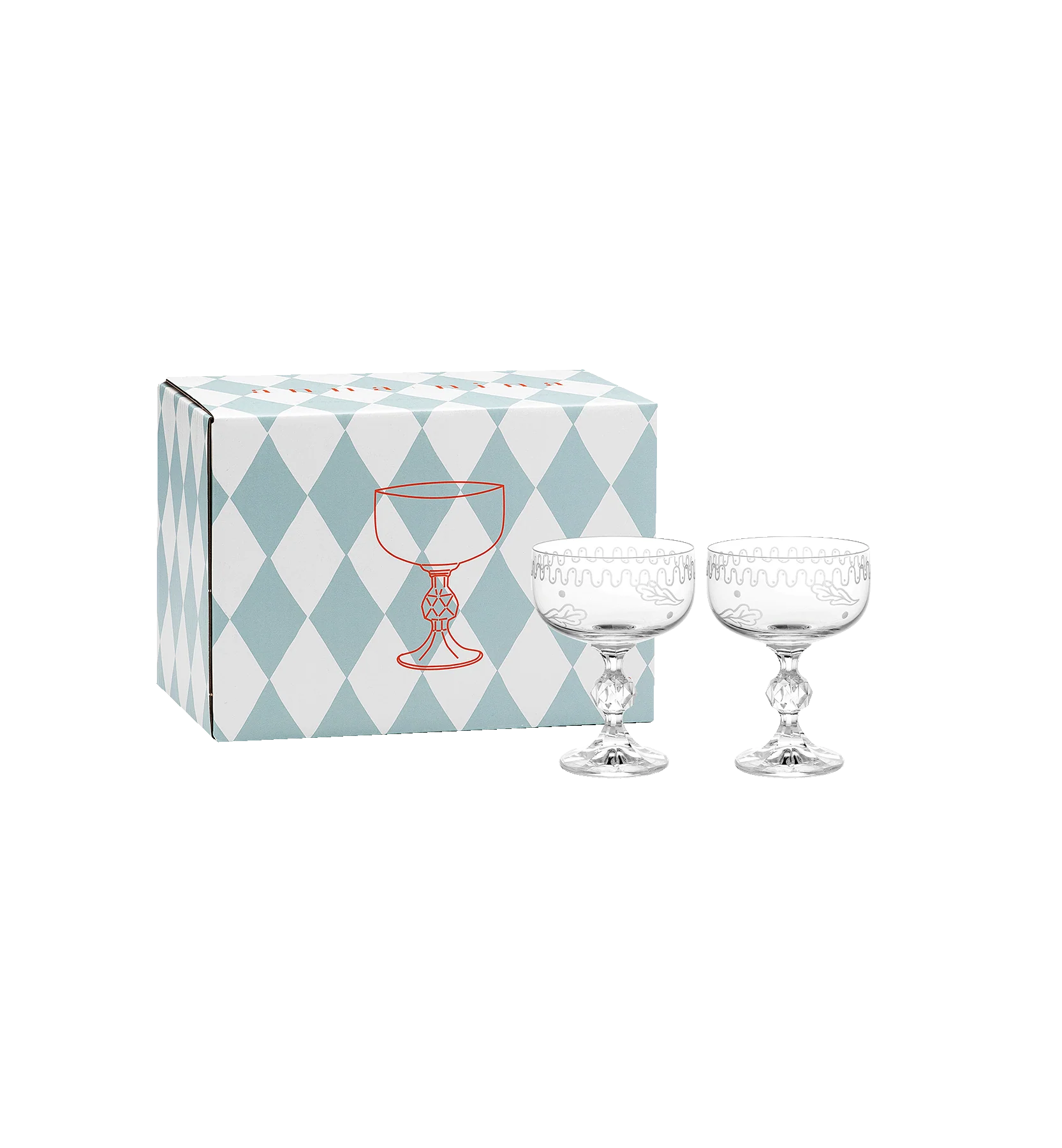 Grapevine Cocktail Glass Set of 2