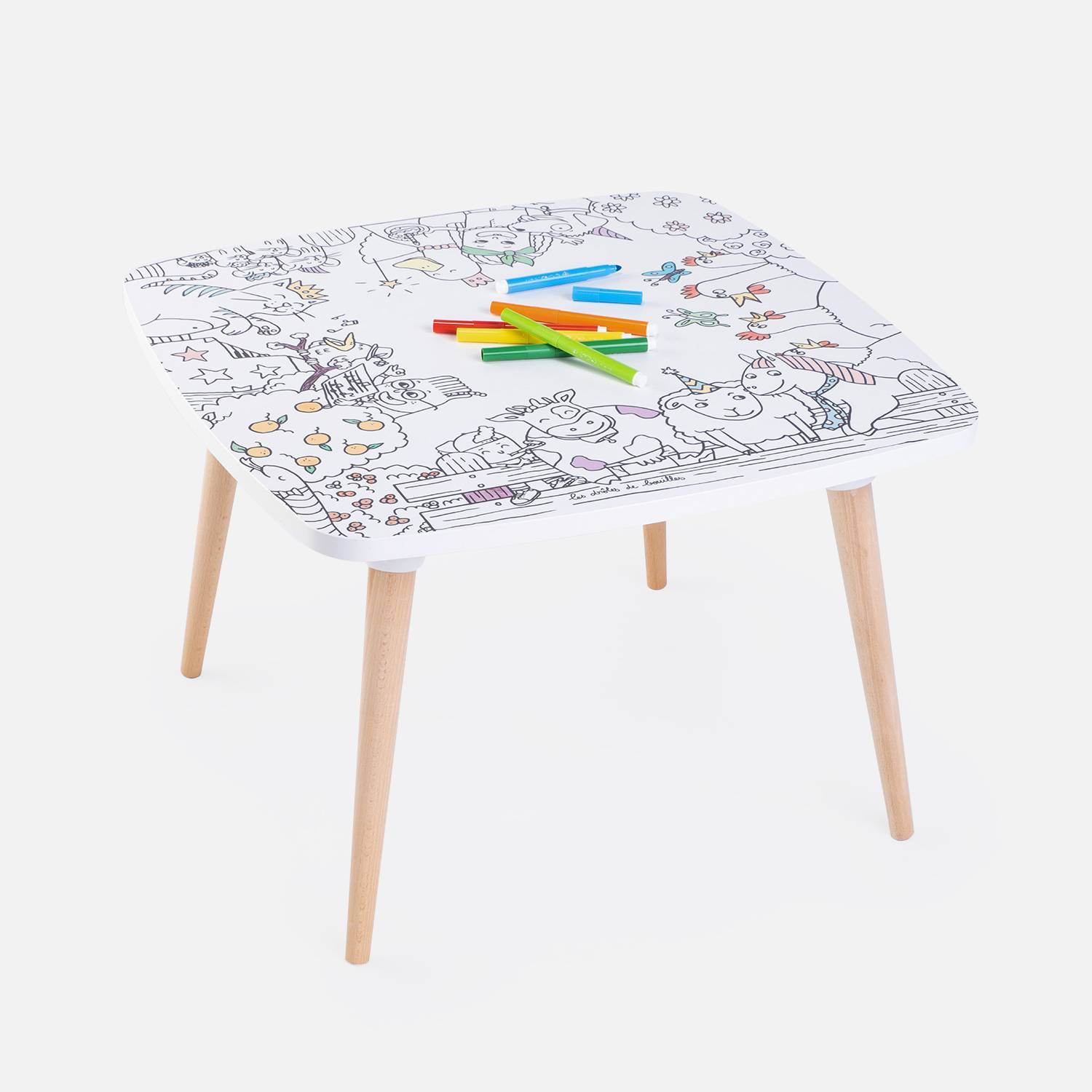 Coloritable 60cm - Mesa infantil para colorear