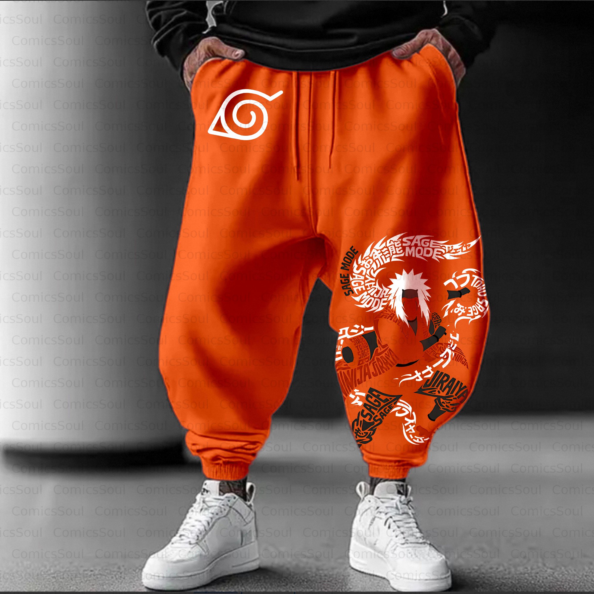 Unisex Casual Anime Streetwear Pant