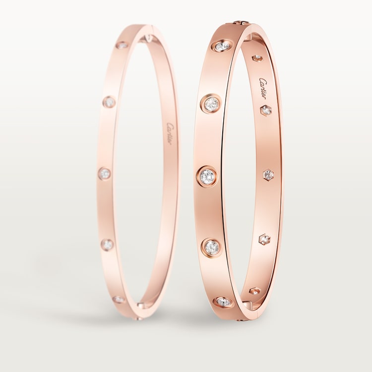 Replicate LOVE bracelet, classic model,10 diamonds(1:1 replica) - Original Replica Club
