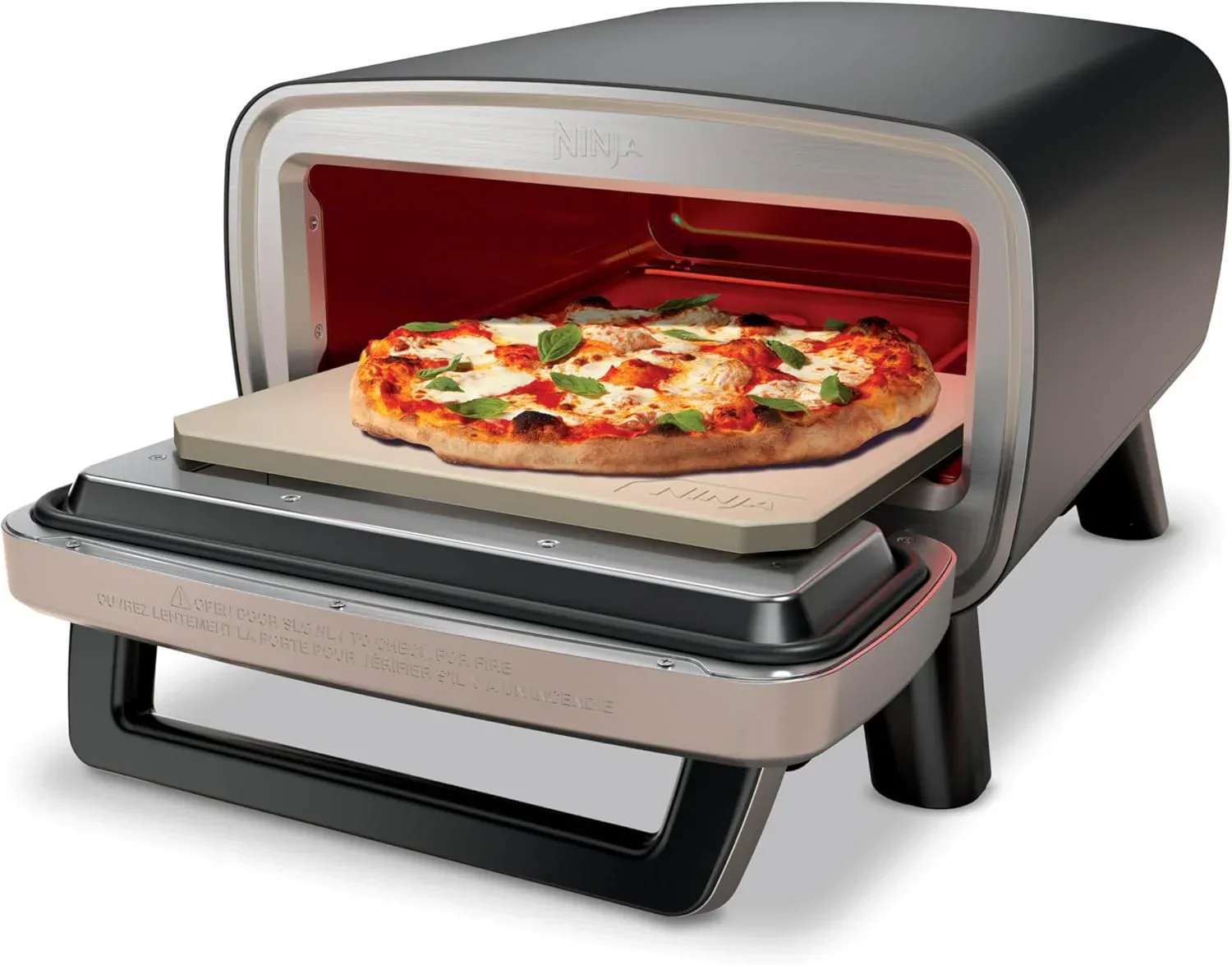 Ninja Artisan Outdoor Pizza Oven 12-inch 3-minute Pizza Neapolitan Thin Crust New York Chicago