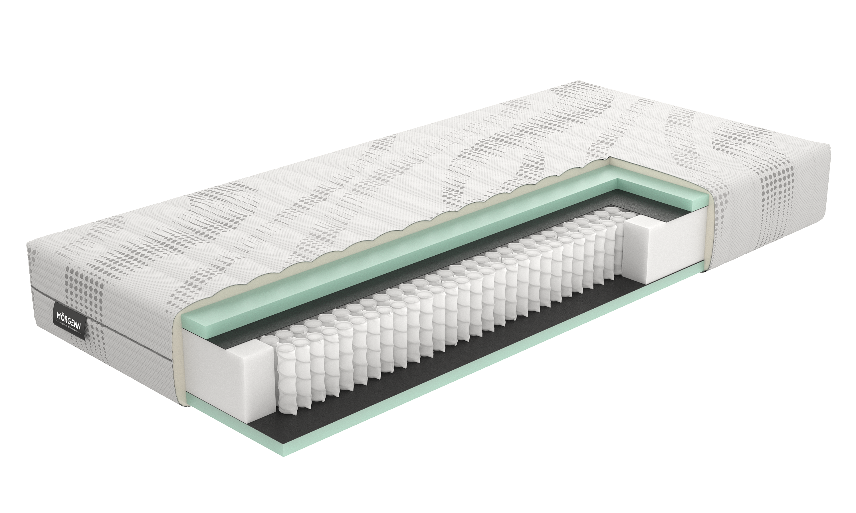 Mörgenn Matras Lou 90x200 - Pocketvering Koudschuim - Dikte: 25 cm