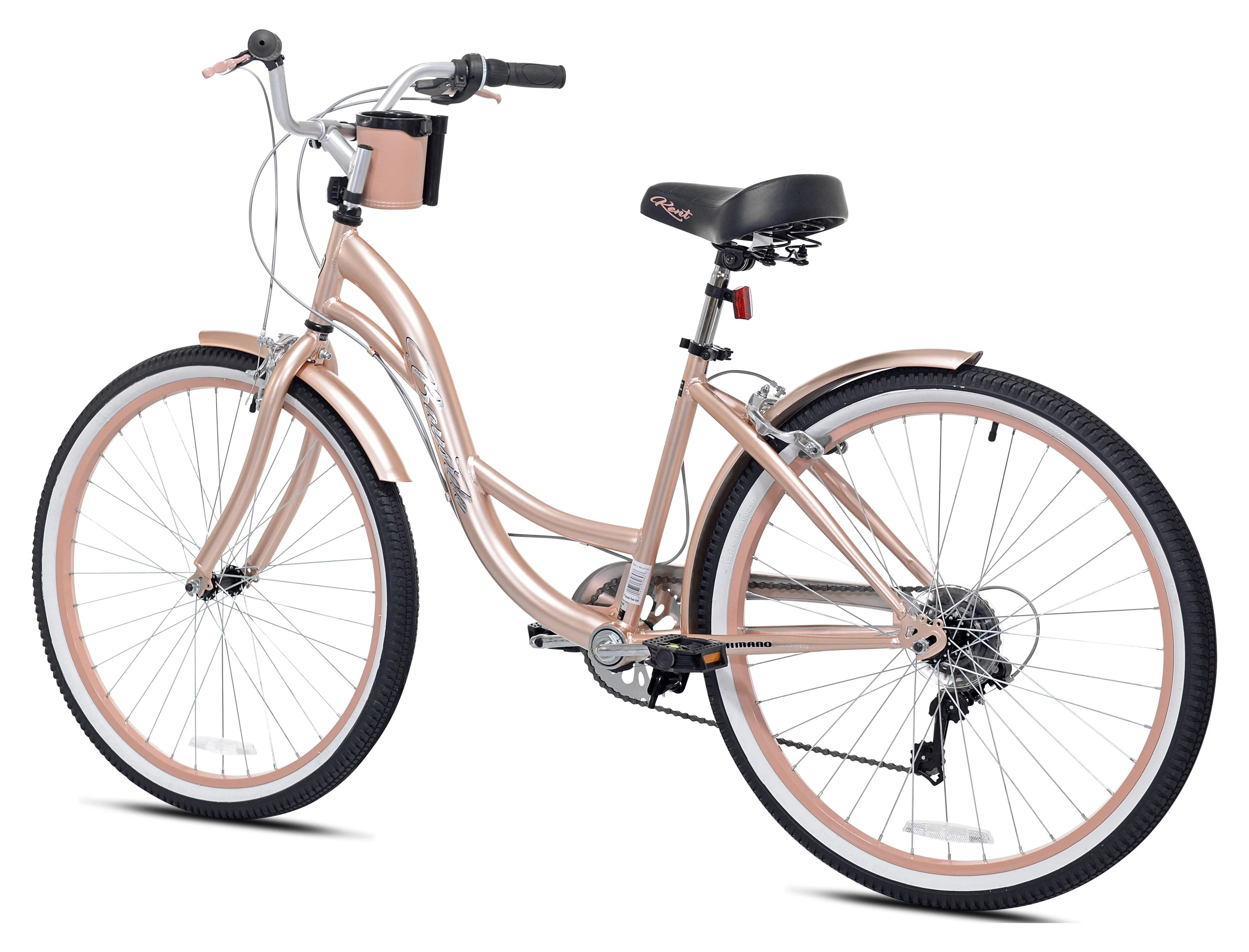 Kent 26 in. Bayside Women's Cruiser Bike, Rose Gold - Image 3