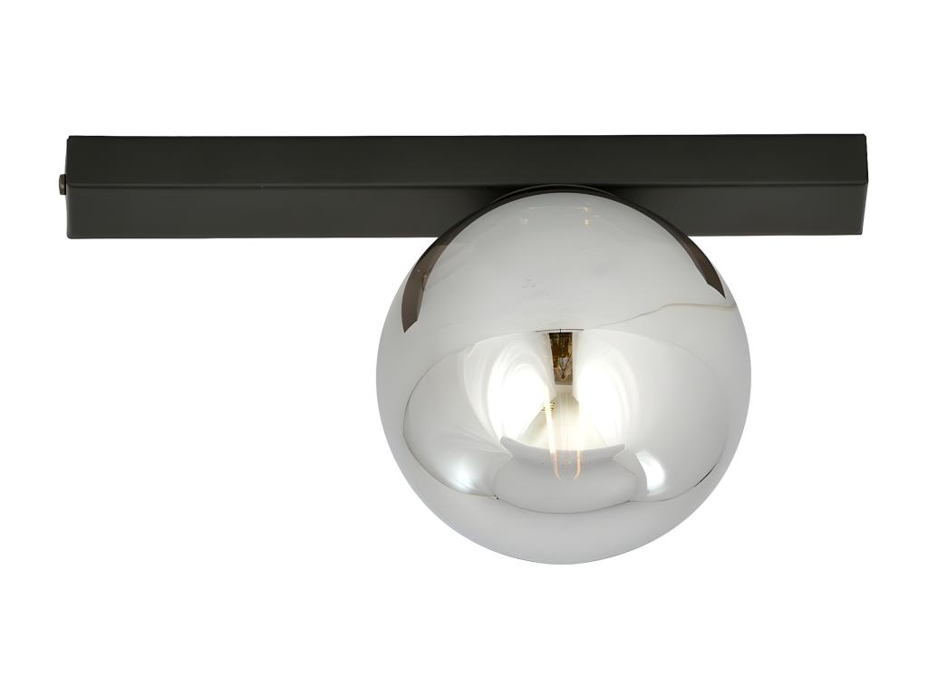 Lámpara de Techo Fit, Negro, 30x17x14 cm, Laocacasas