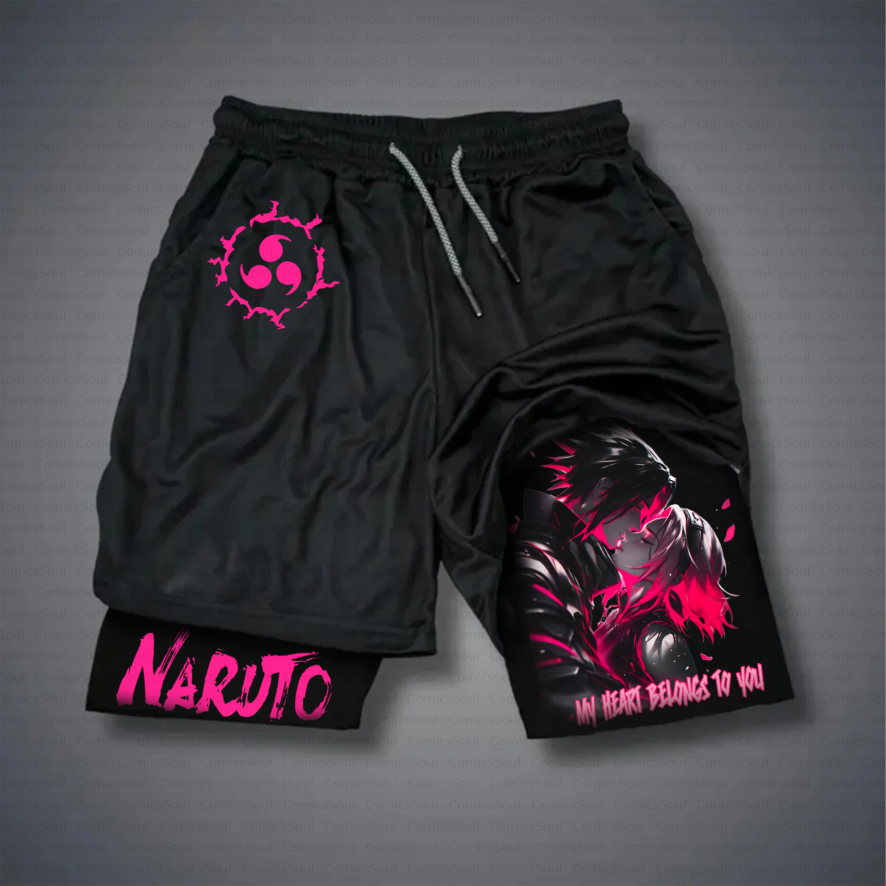 Unisex Casual Anime Style Shorts