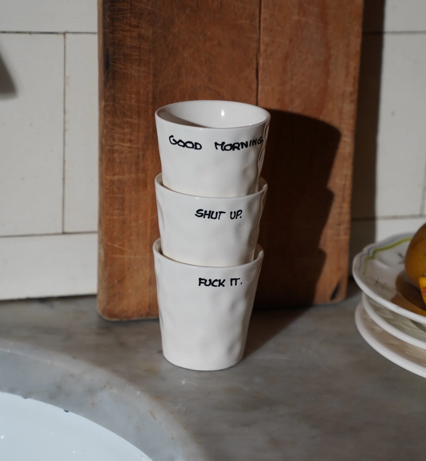 Shut Up Coffee Cup
