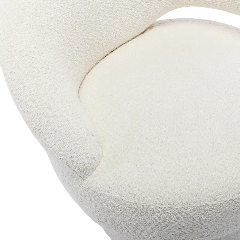 360-Degree Swivel Cuddle Barrel Accent Chairs with Plush Upholstery